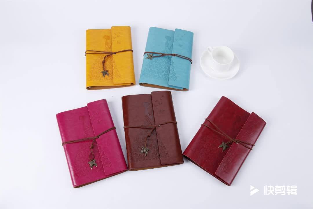 Wholesale Custom Printing High Quality Leather Travel Notebook Journal