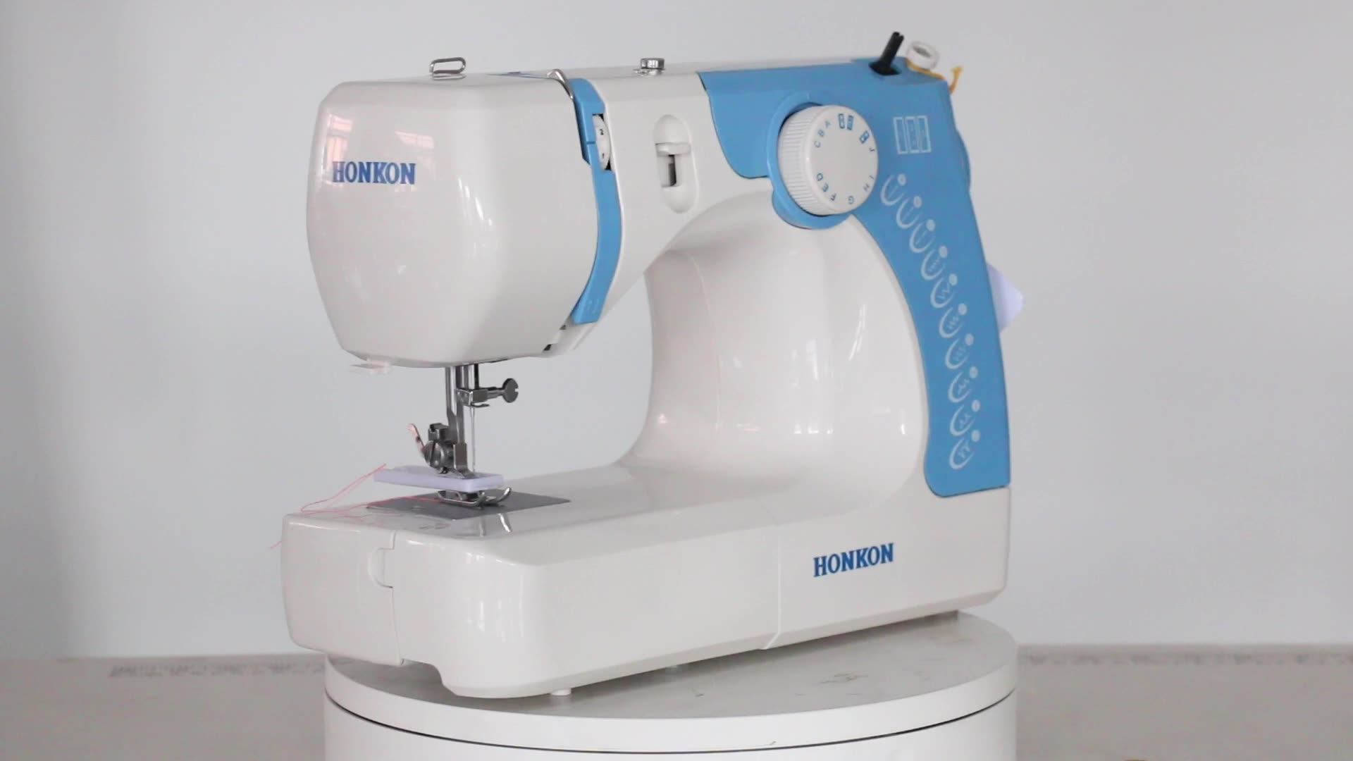 Hot Selling Hk707 Mutlifunction Domestic Sewing Machine Able To Round