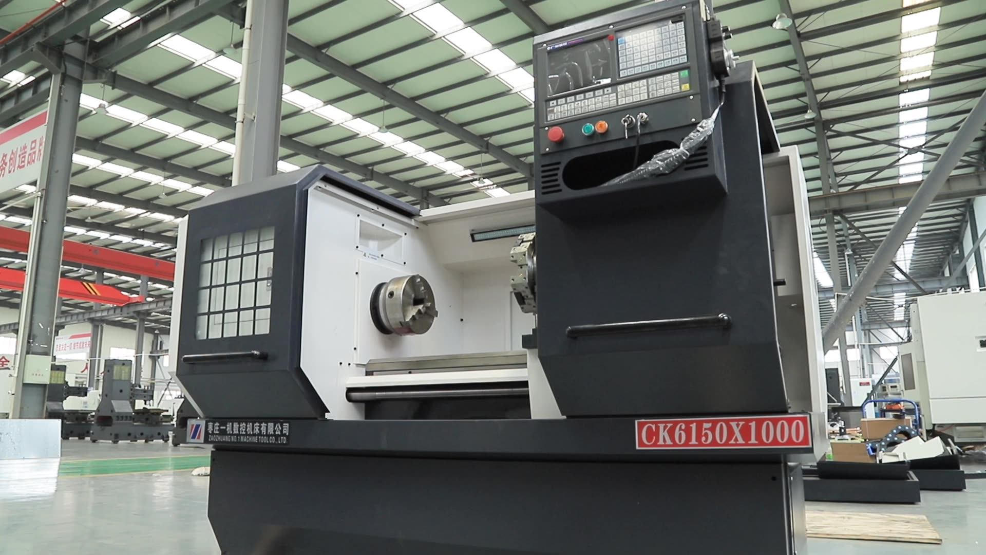 Ck6160 High Precision Cnc Lathe Turning Machine Brake Disc Skimming