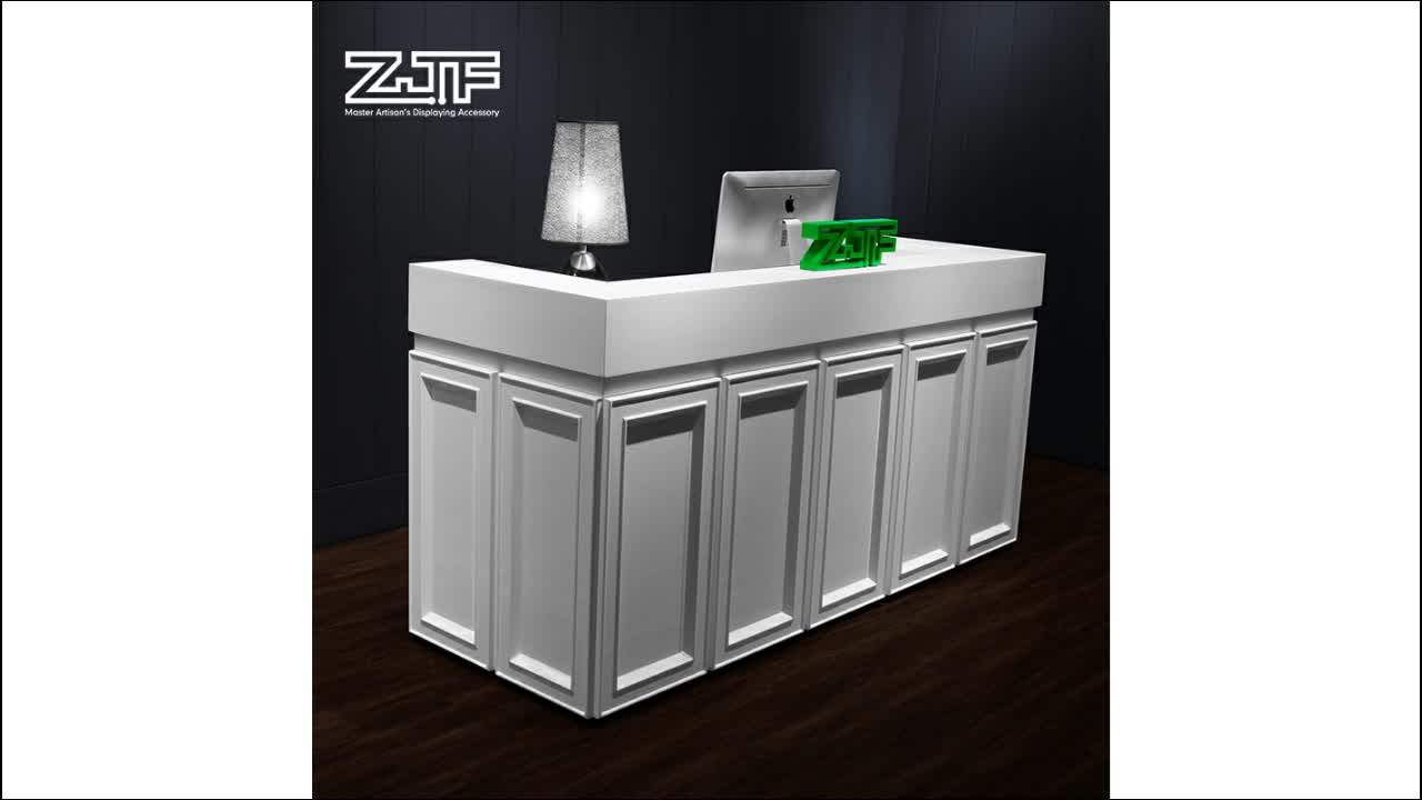 Standard Size Wooden Reception Equipment Modern Salon Furniture Office