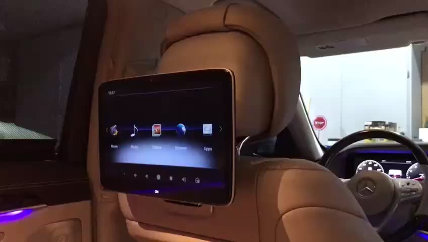 ТВ-экран для 2019 Mercedes W222 S450 4matic развлекательная система на заднем сиденье