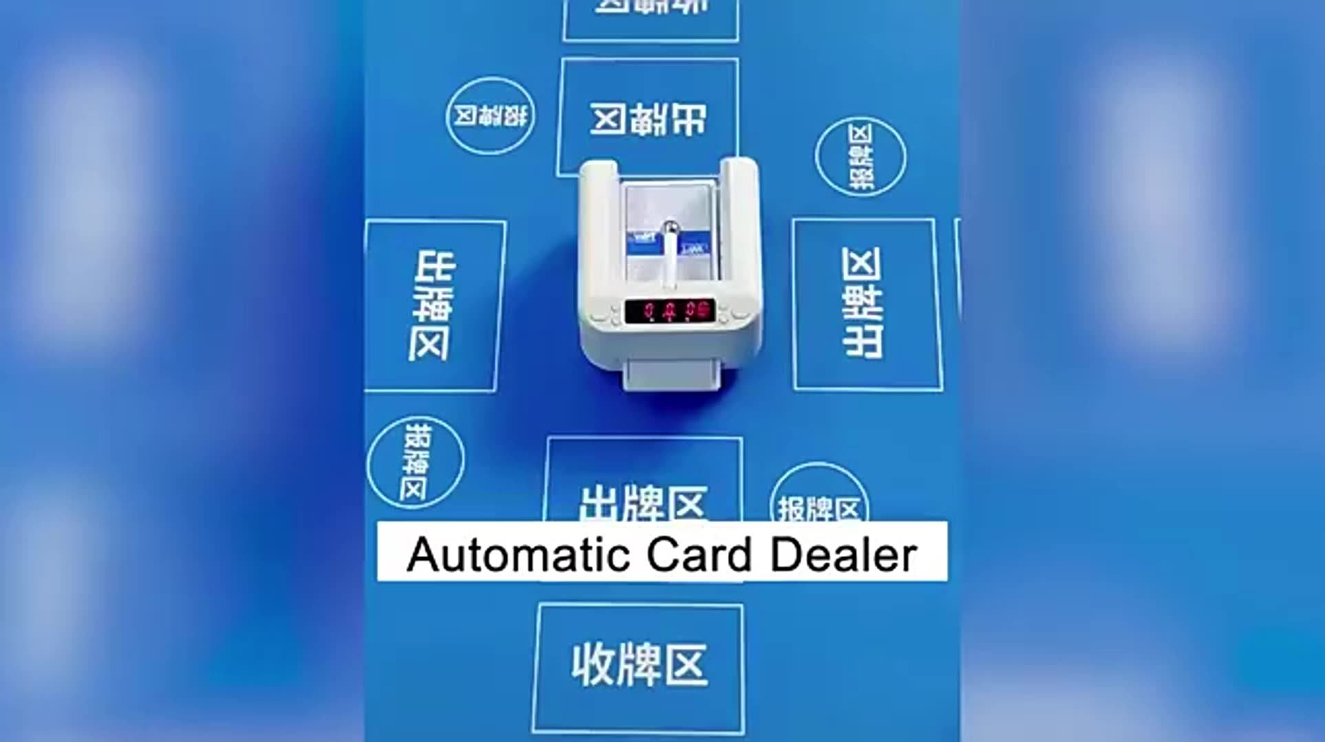 Automatic Card Dealer Machine Universal Playing Card Tool 360 Degree