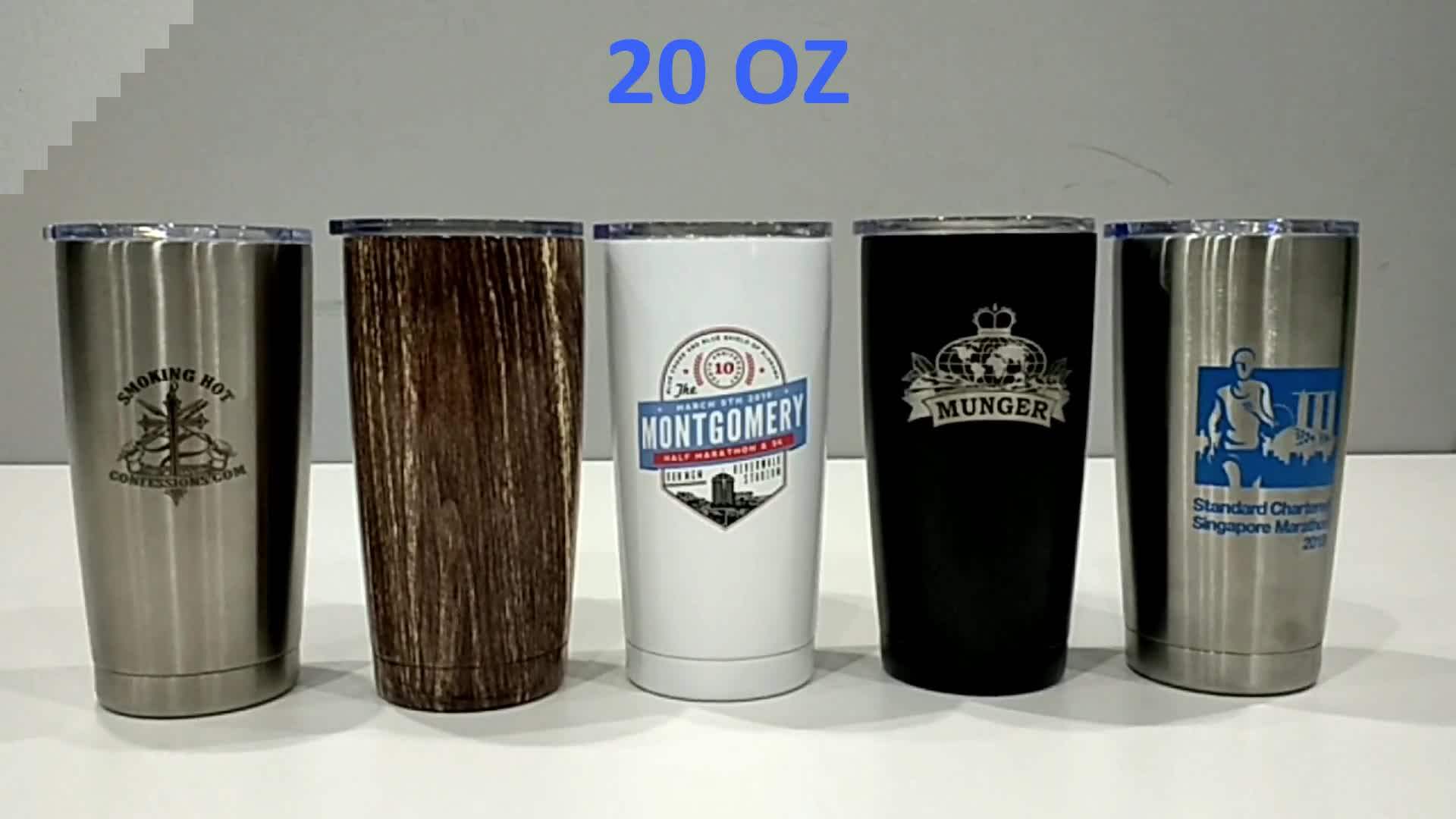 Customized Logo 20 Oz Insulated Double Wall Stainless Steel Vacuum