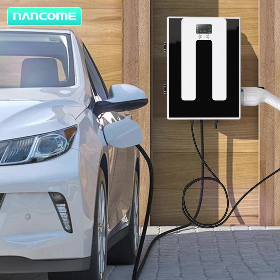 32a Wallbox Ev Charger Station Ev Charging Stations Credit Card