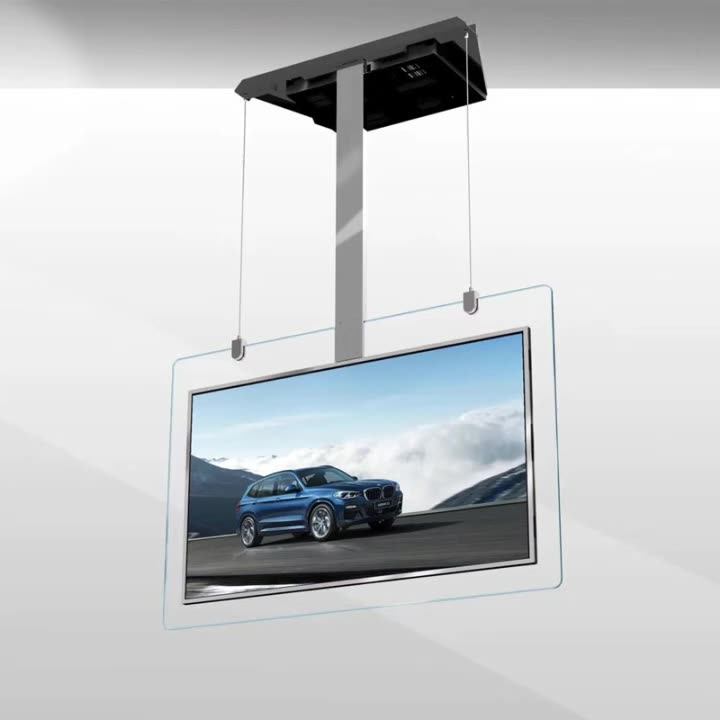 New Design 43 Inch Hanging Digital Signage Thin Advertising Video