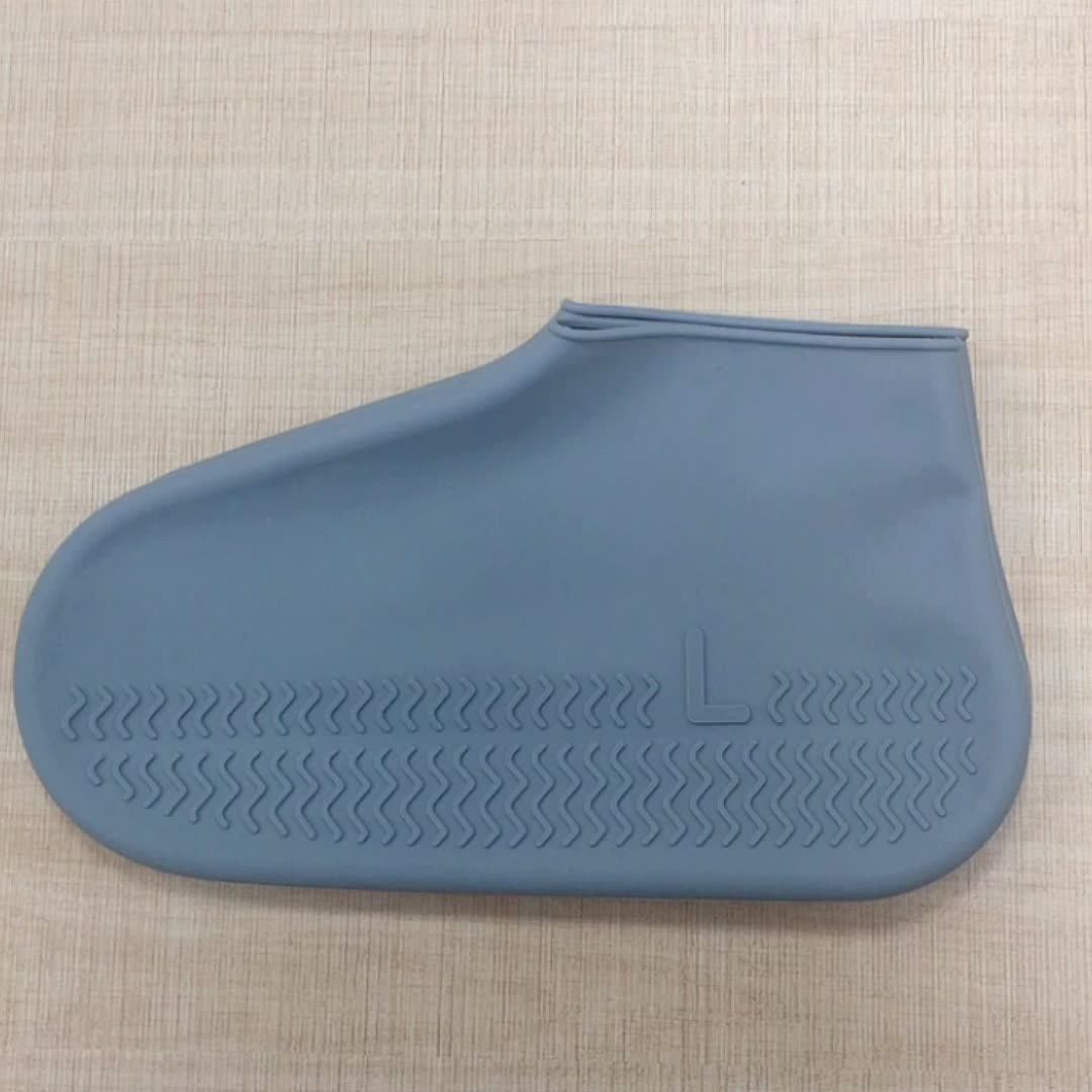 Silicone Waterproof Shoe Covers Reusable Rain Overshoes Rain Boots
