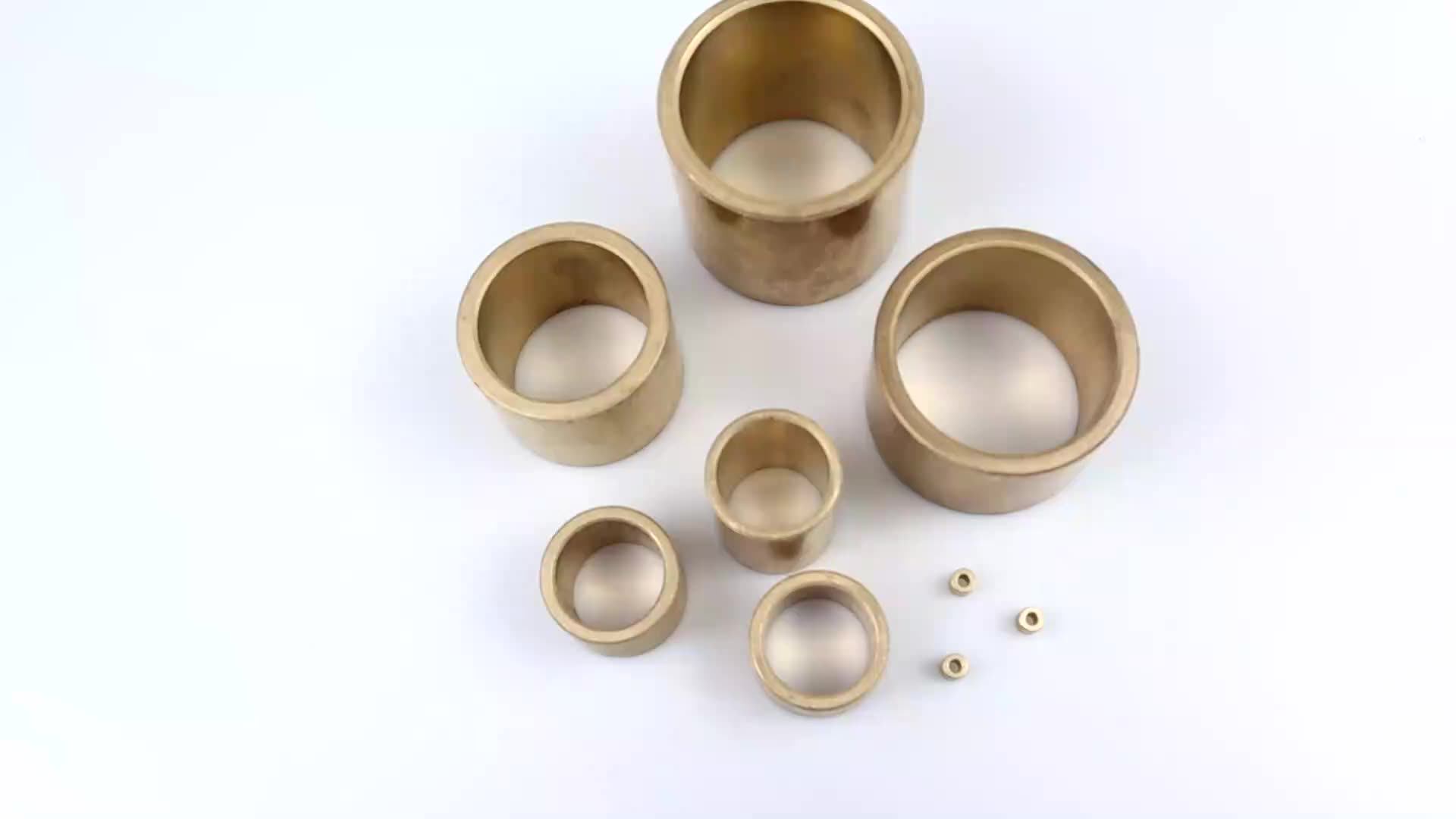 Sintered Bronze Bearing Bushing Custom Powder Metallurgy Oil