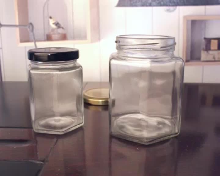 Cheap Glass Honey Pot 380ml Cheap Glass Jar With Metal Lids Buy Glass