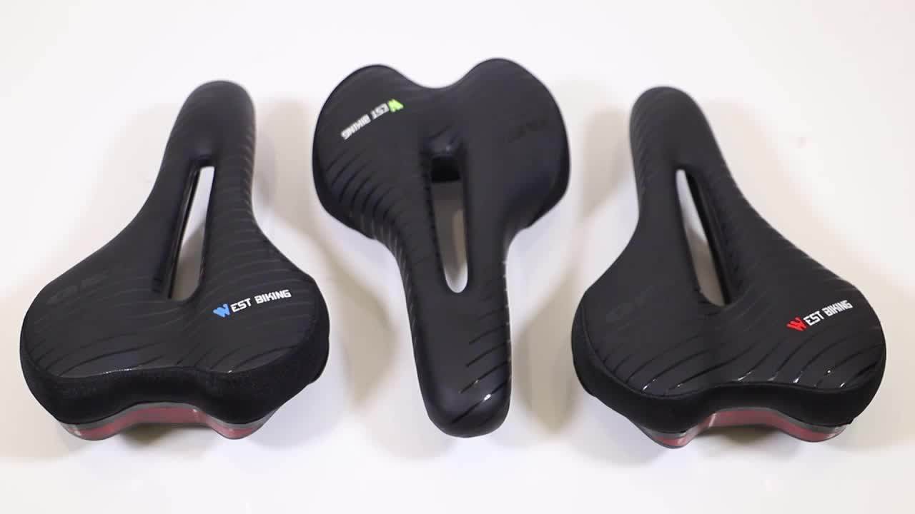 West Biking Hot Selling Mountain Bike Racing Saddle Cycling Bike Heated Bicycle Seat Saddle With