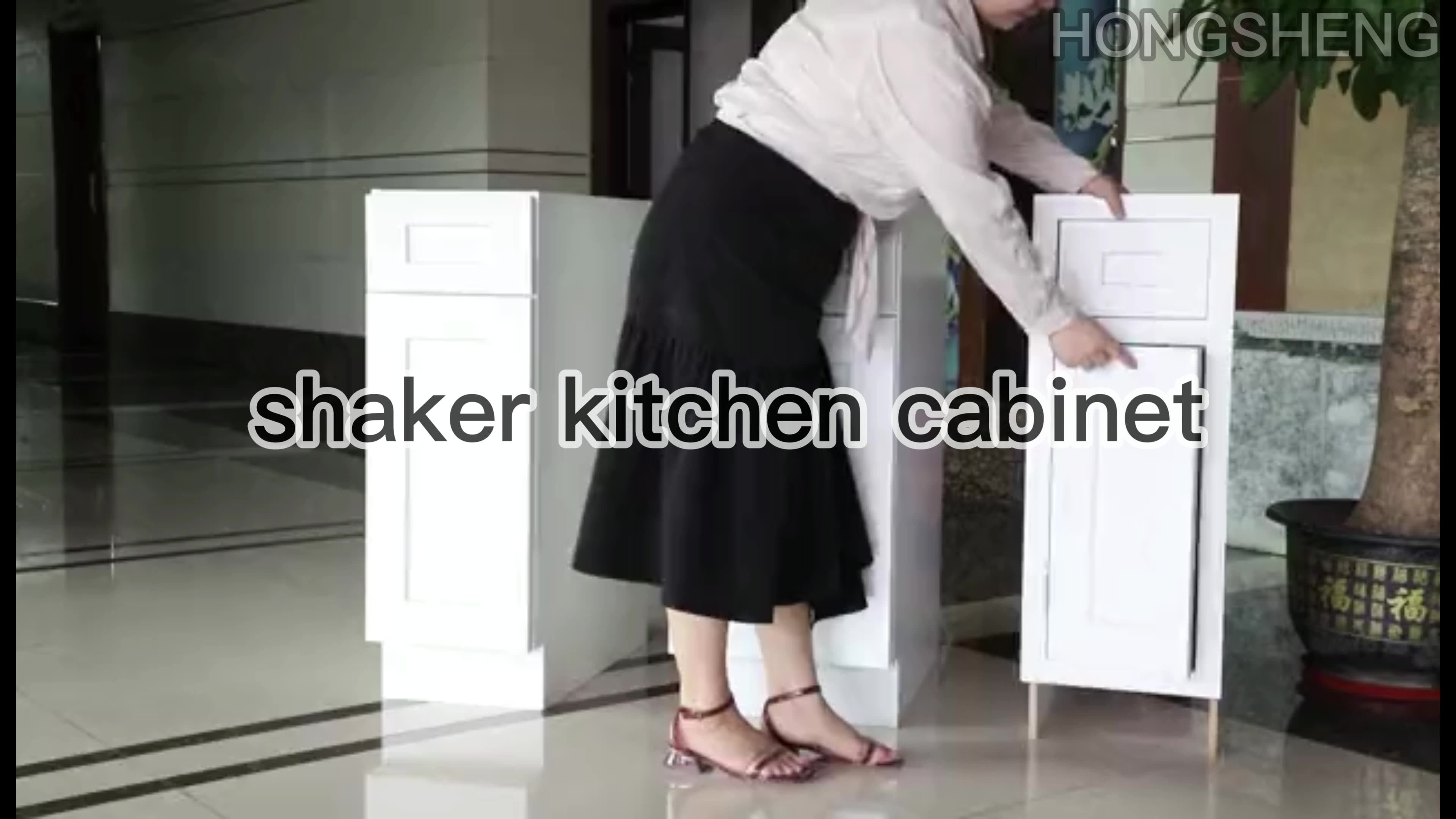 Vietnam Factory Rta Shaker Style Kitchen Design For Wholesale