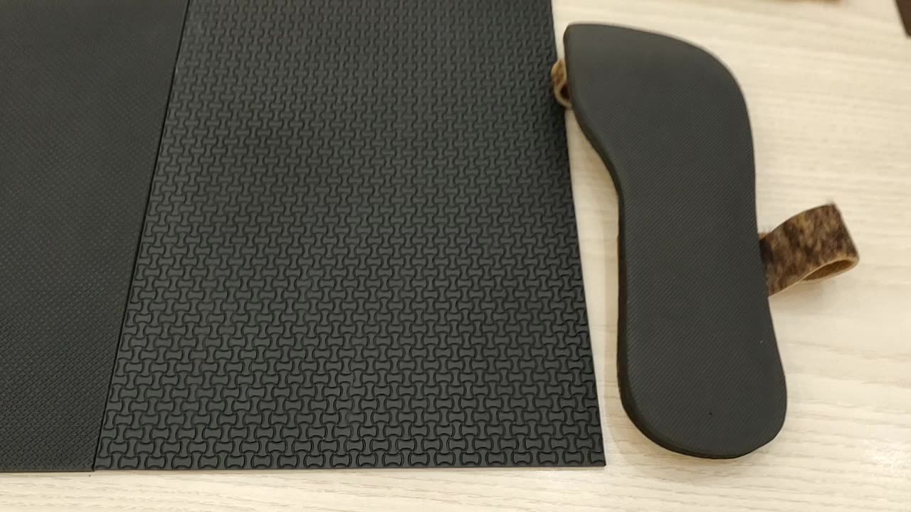 Black Embossed Neolite Slipper Rubber Sole Sheet For Shoe Buy Rubber
