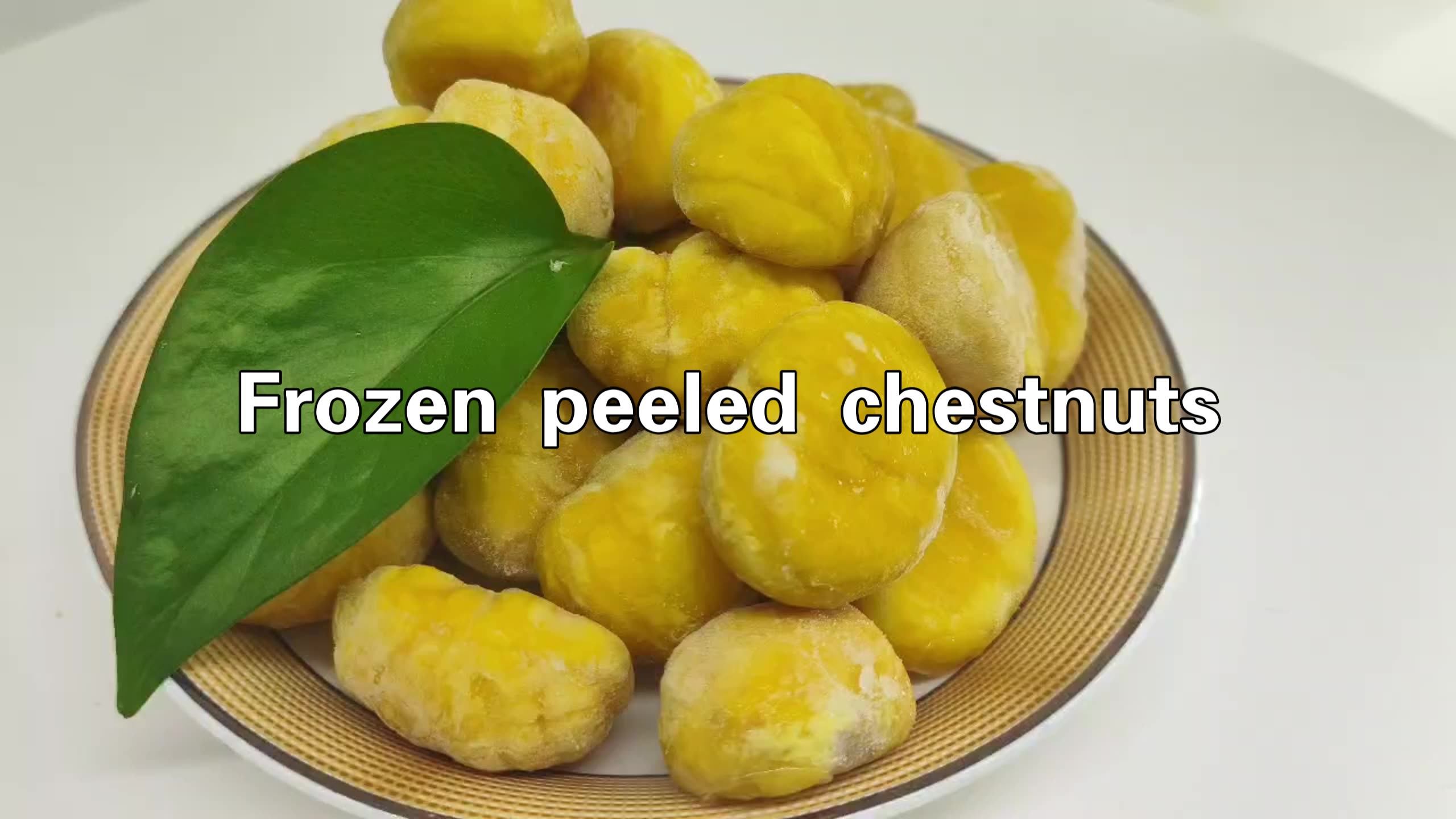 Frozen Iqf Fresh Peeled Chestnuts For Sale Wholesale Bulk Chinese China