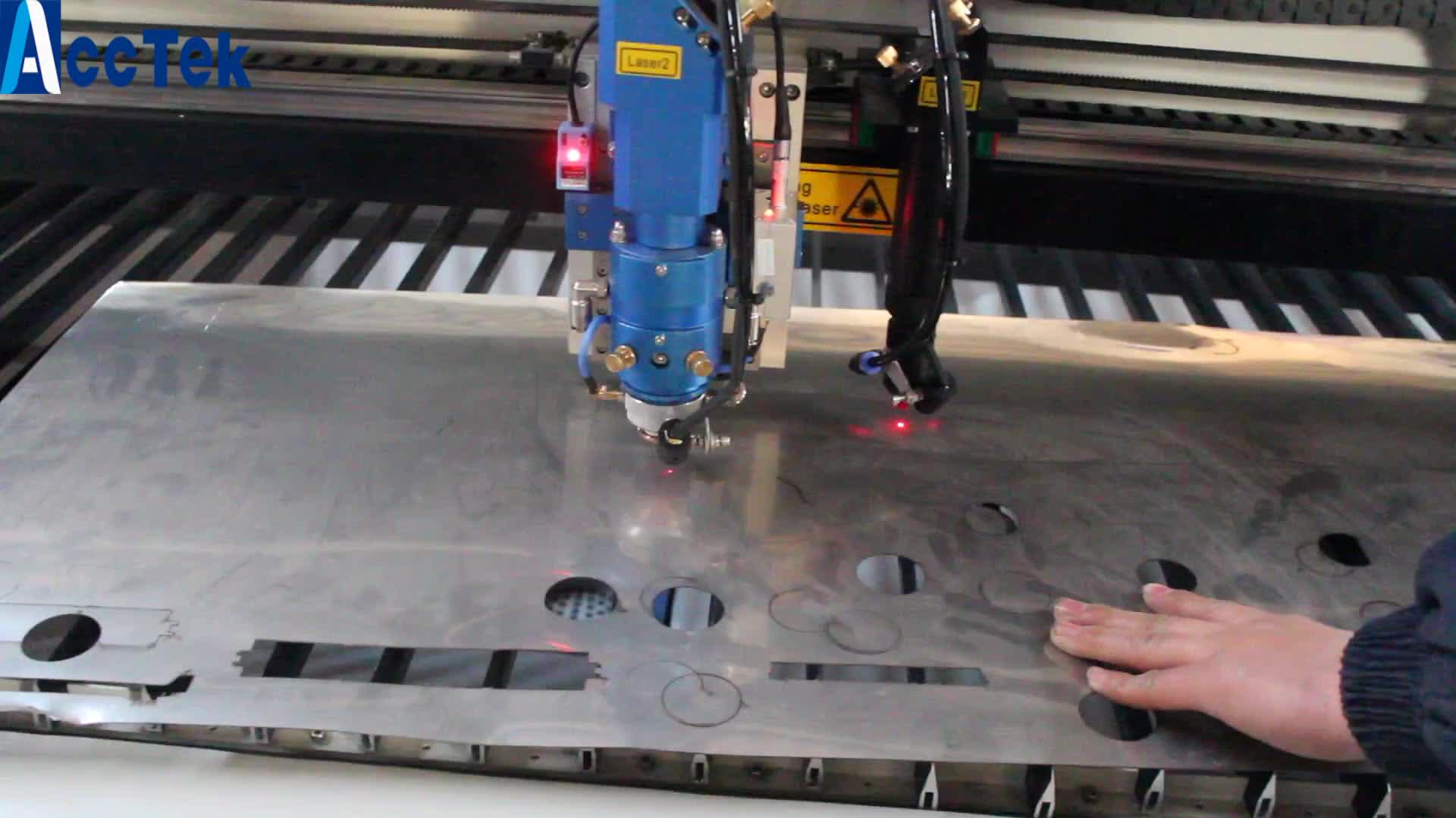 Stainless Steel Co2 Laser Cutter Reci Laser Tube 180w 300w Nonmetal