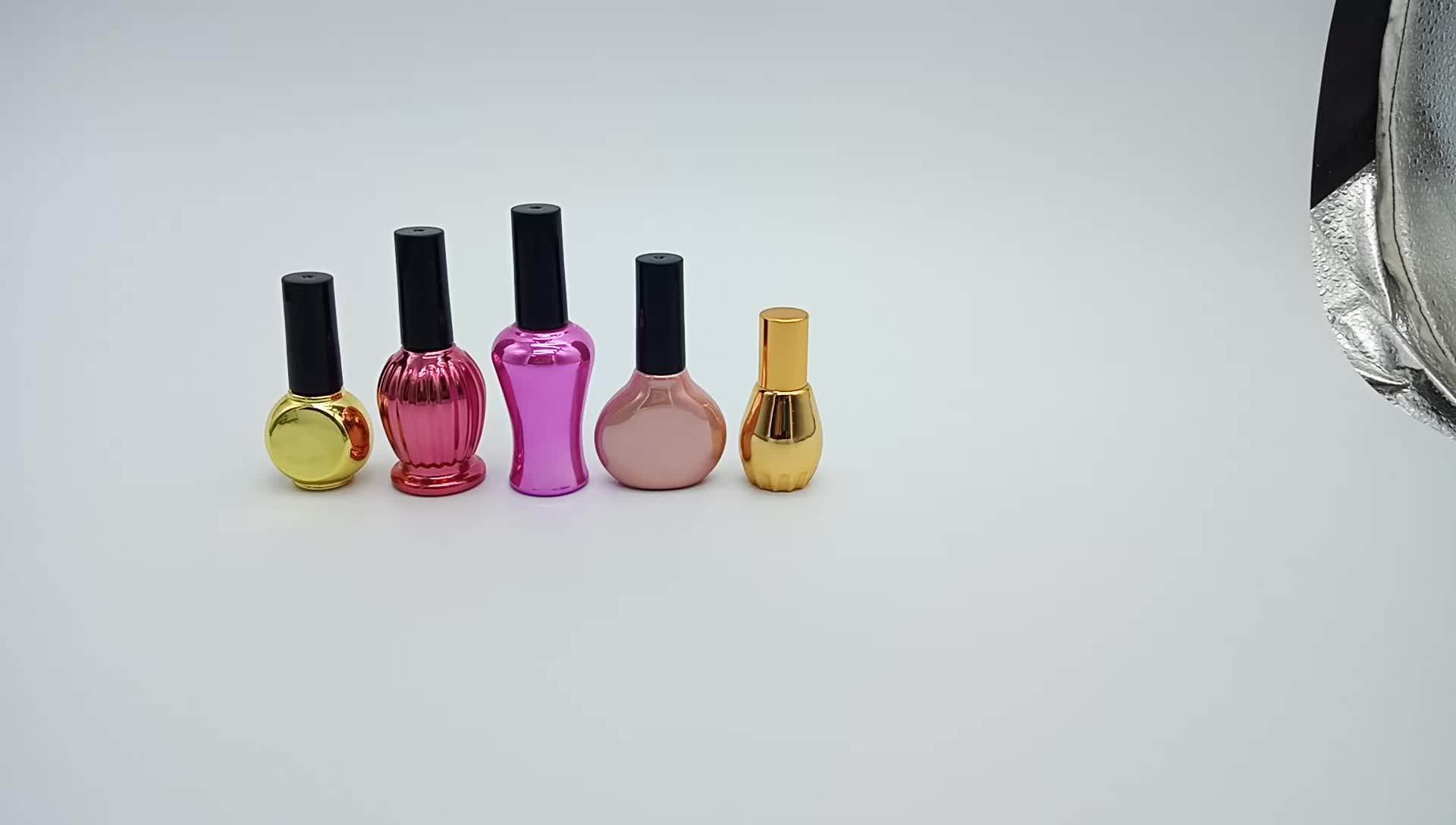 China Supply Cheap 15ml Square Uv Gel Empty Nail Polish Glass Bottle