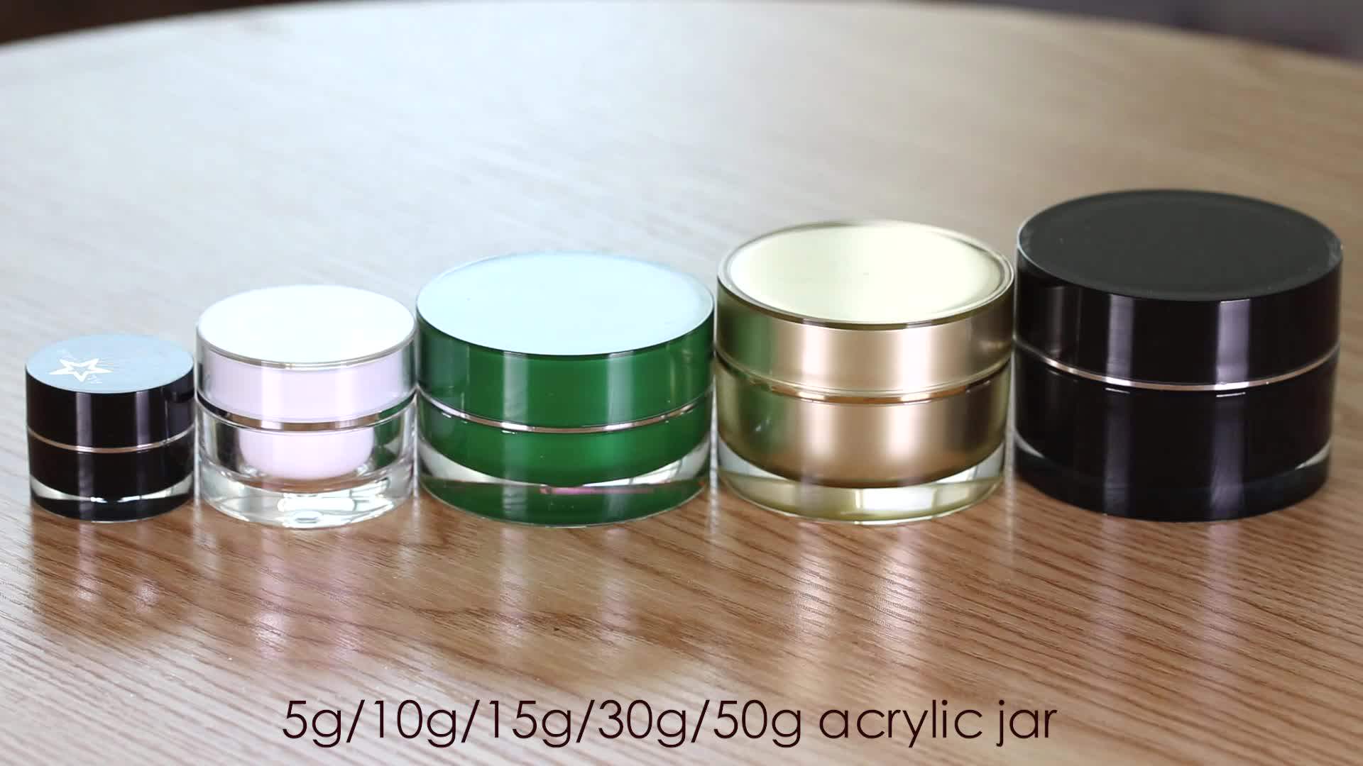 5g Black Acrylic Empty Uv Gel Nail Polish Bottle Buy Empty Uv Gel