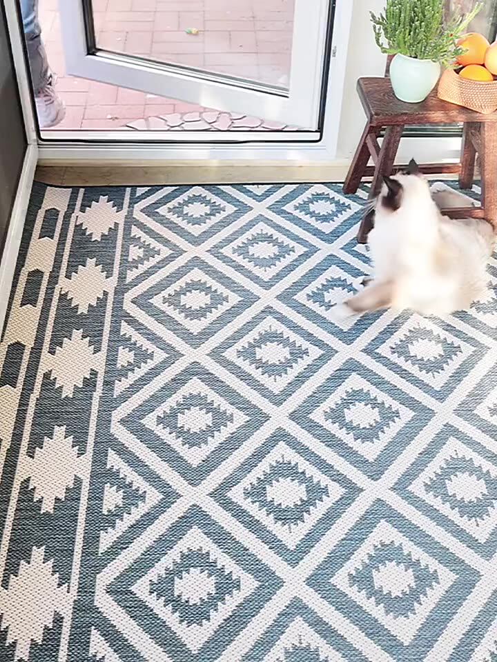 Outdoor Rugs And Carpets For Patio 5x8 Ft Reversible Outside Carpet Uv