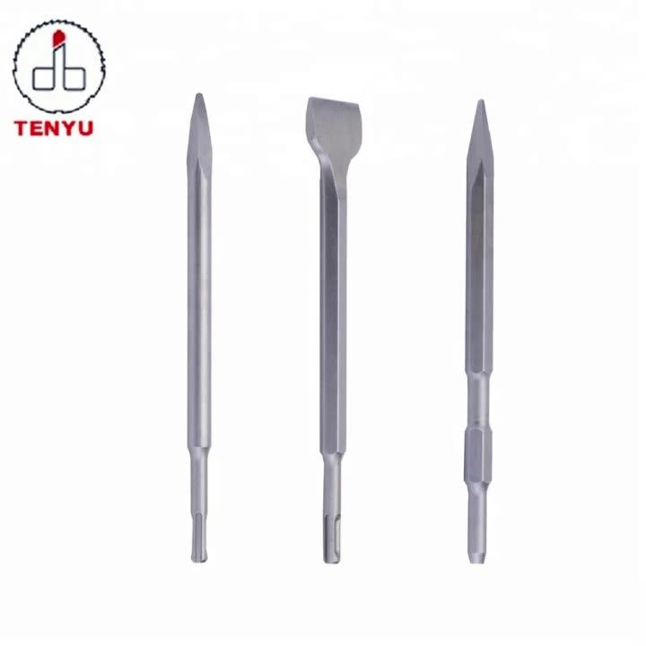 17pcs Sds Max Plus Rotary Electric Hammer Drill Bit And Sds Chisel Set