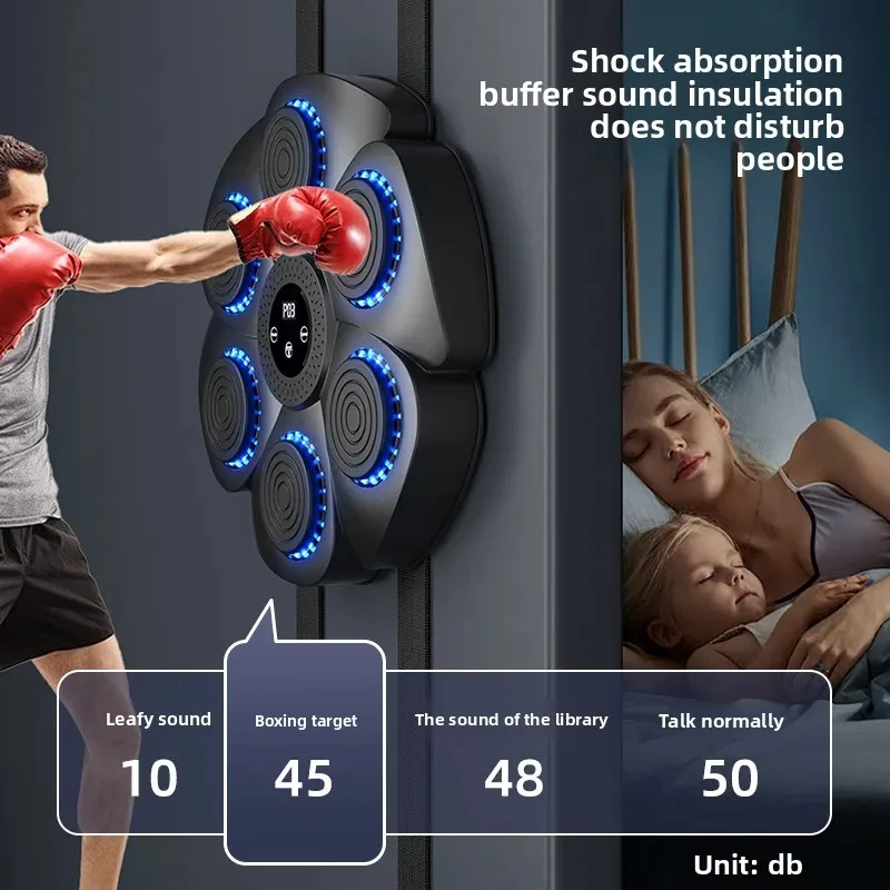 Smart Bluetooth Wireless Boxing Machine Music Target Home Exercise Fitness Boxing Training Equipment