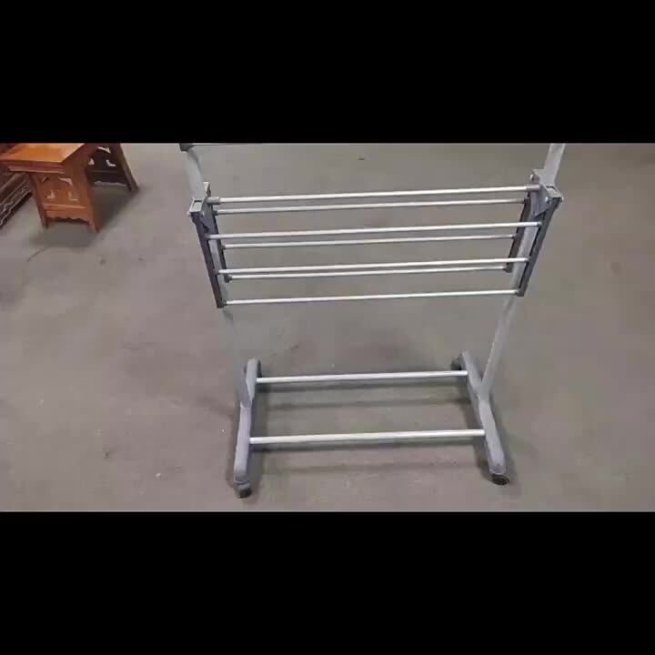 Wholesale Bulk Indoor Floor Stand 3 Tier Foldable Extend Clothes Drying ...