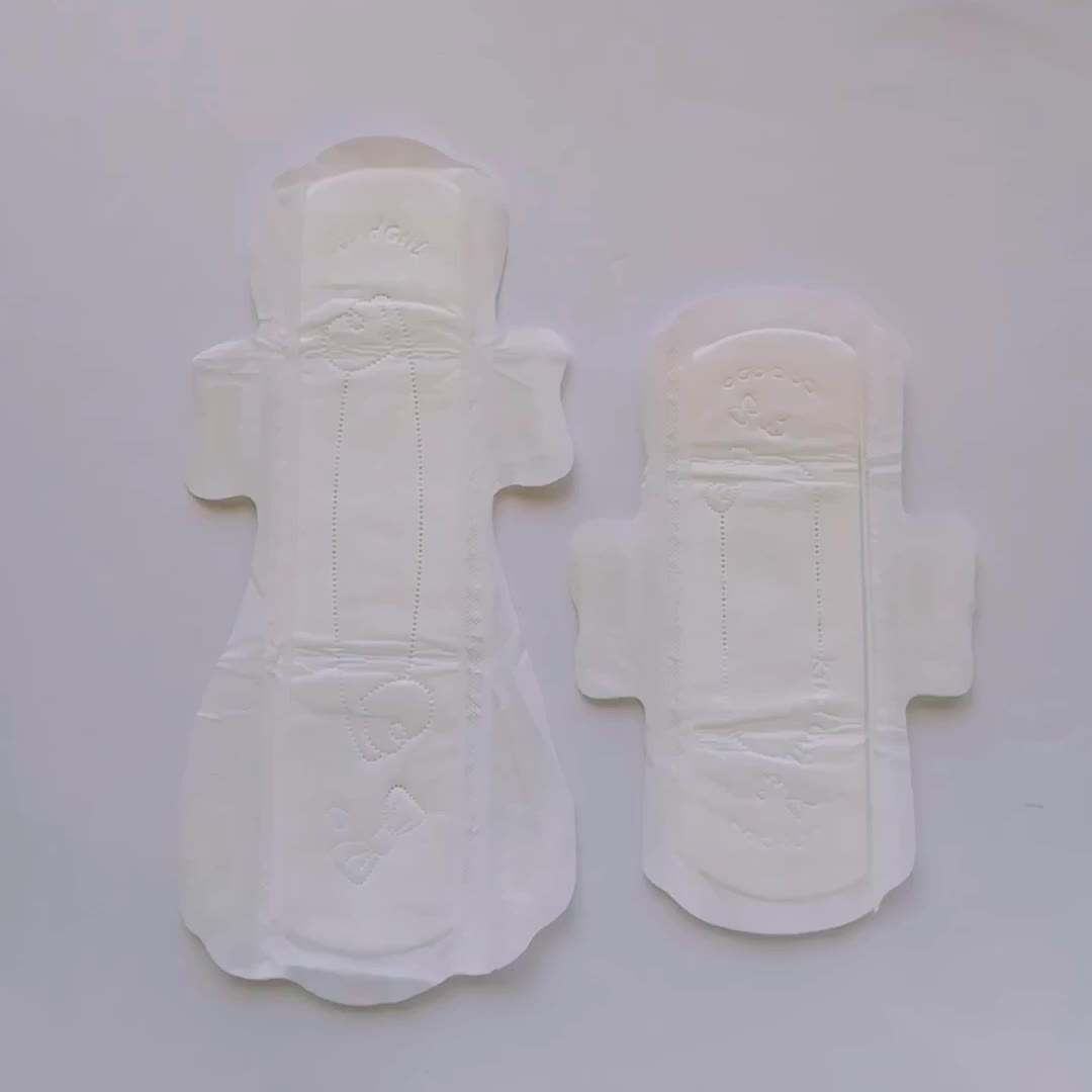 Sanitary Napkins With Wings In Bulk Packing Disposable Cotton Sanitary