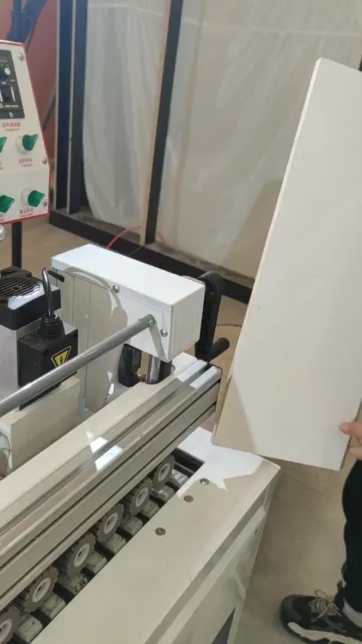 Woodworking Plywood Edge Banding Machine 45 Degree Beveled Automatic