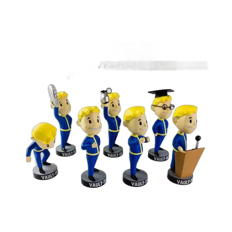Радиация 4 Радио boy Fallout Q Edition 1 поколения 7 Шейк Хэд Vault Boy Коробка кукла