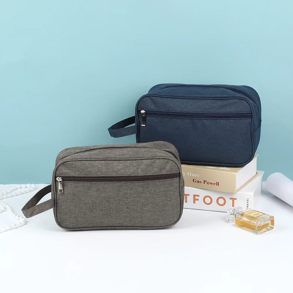 Men's Portable Briefcase for Business Travel Portable Multifunctional Storage Bag Fashionable Simple Large Capacity Toiletry Bag Cosmetic Bag