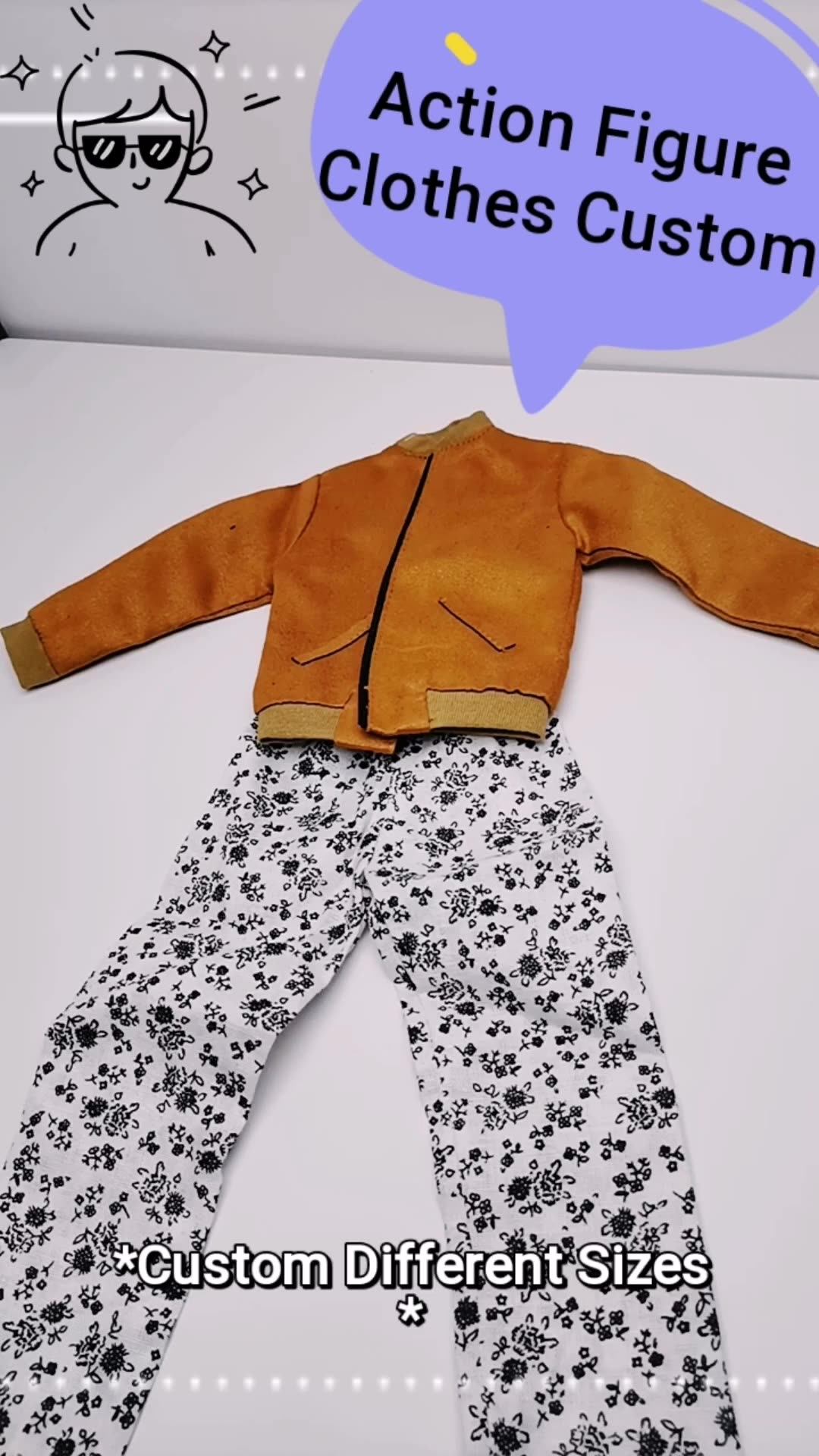 1/6 Custom Scale T-shirt Short Sleeve Clothes For 12