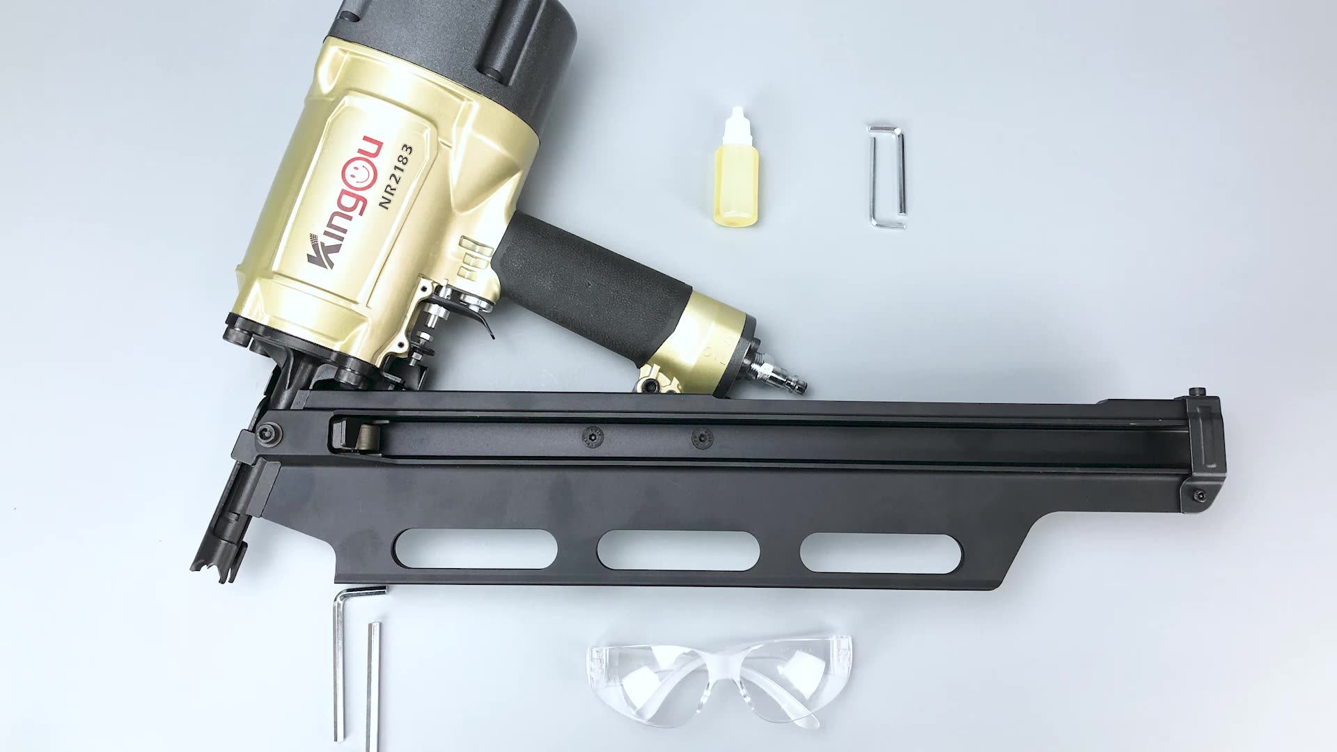 Nr2183 Universal Nail Gun Pneumatic Concrete Masonry Framing Air Nailer