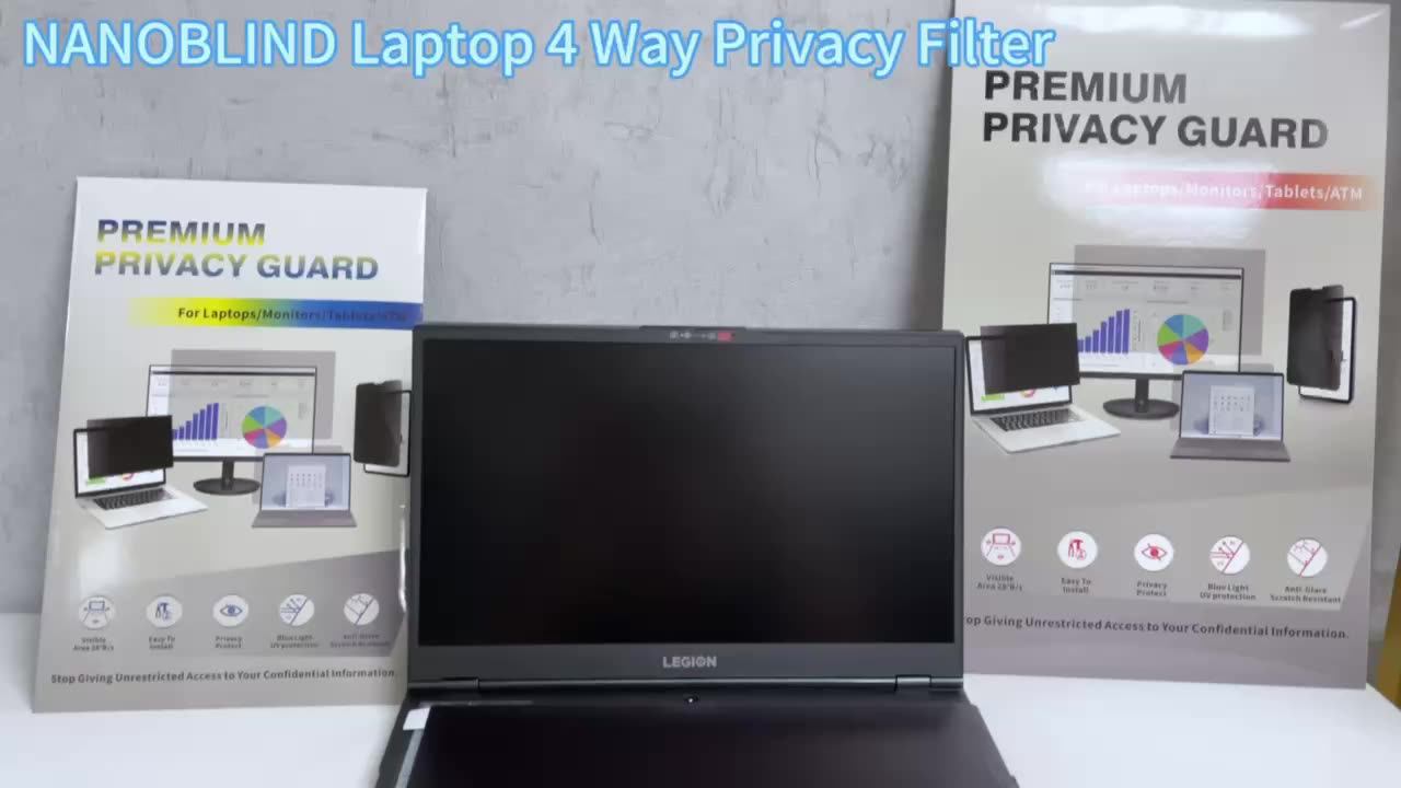 NANOBLIND Inch Laptop Monitor Anti-Spy Privacy Screen