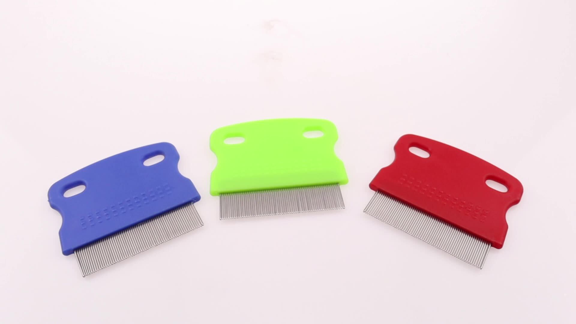 Customized Plastic Metal Aluminium Hair Nit Flea Doctor Comb