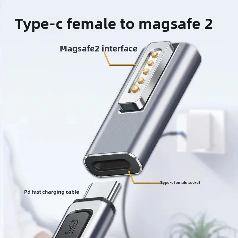 Плата-перемычка Type-C к Magsafe rotor PD для обманного кабеля данных, совместима с зарядкой MacBook