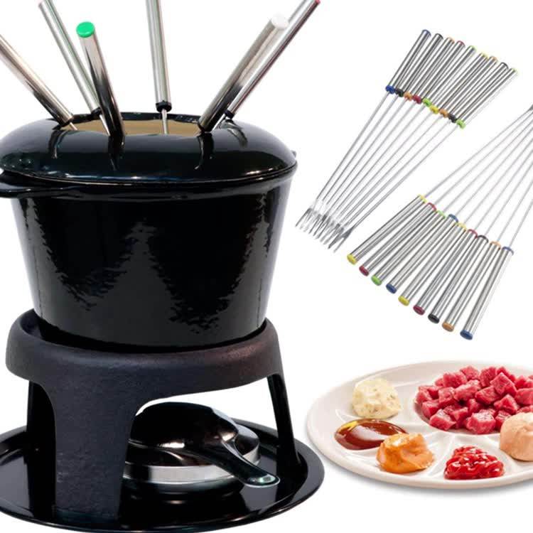 9.5" Set Of 12 Stainless Steel Fondue Forks Metal Buy Fondue Forks