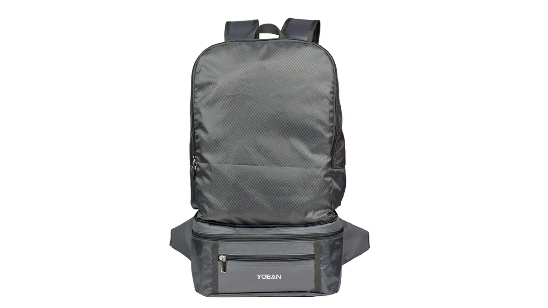 foldable large capacity backpack