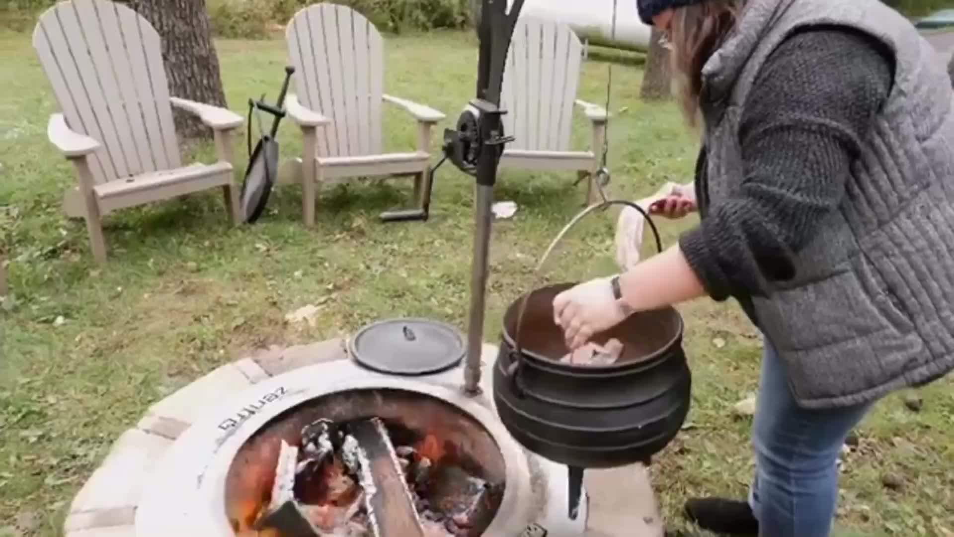Metal Large Cooking Pot Cast Iron Cauldron Three Legged Pot Buy Cast
