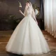 Strapless French Mori Light Wedding Dress 2023 New Bride Princess Fantasy Little Travel Photoshoot Manufacturers