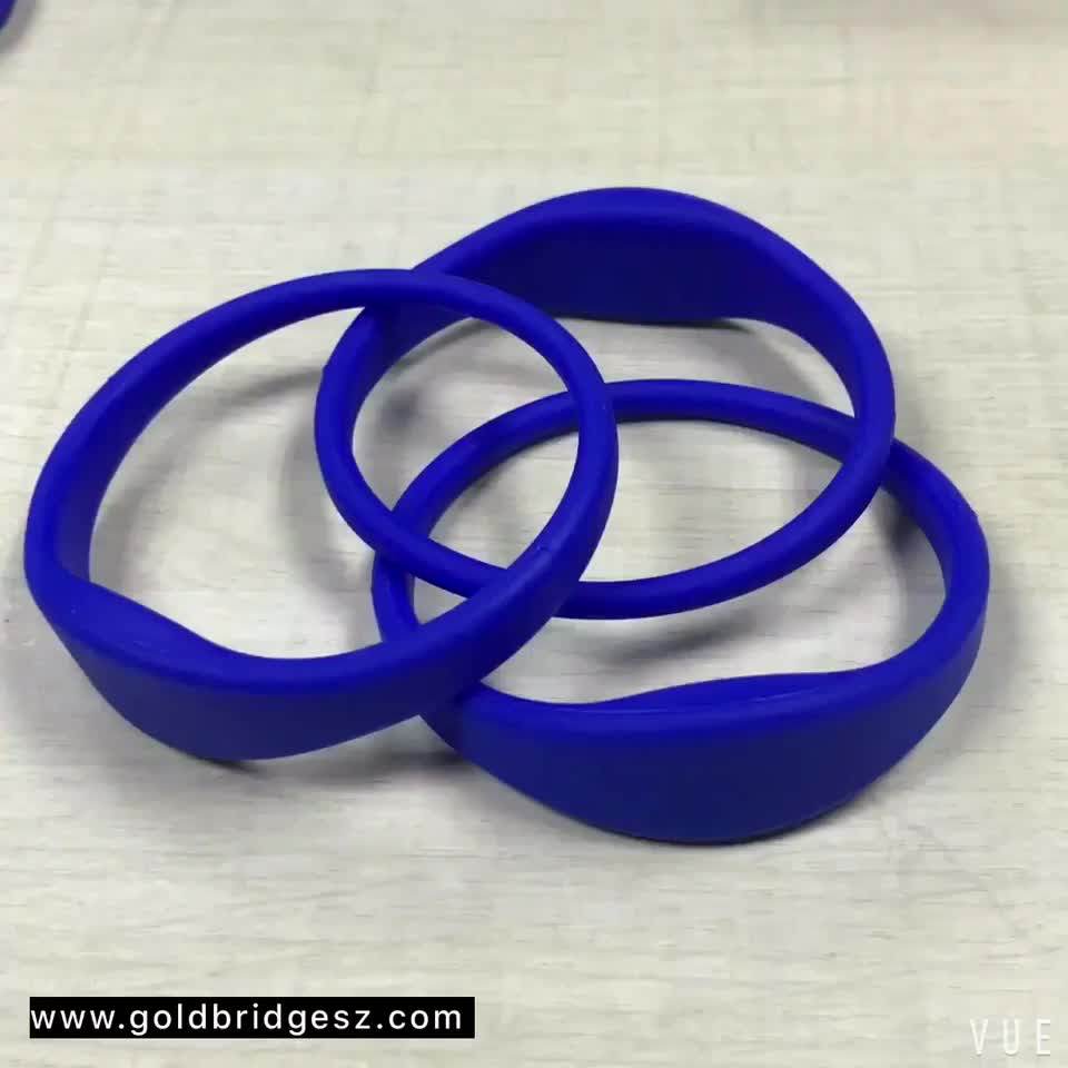 Hot Selling Membership Management Colorful Promotional Customized Reusable Wristband 125khz Id