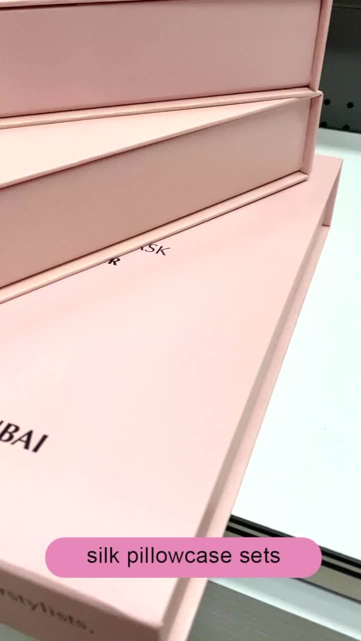 Wholesale Peace Silk Pillowcase Organic Silk Pillowcase Gift Set With