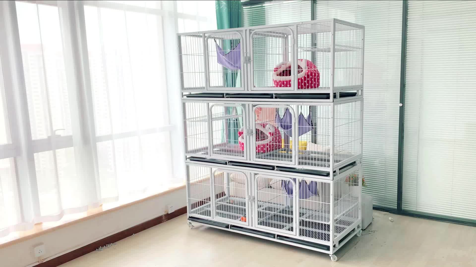 Layer Large Cage Small Animal Breeding Poultry Pet Cage With Plastic