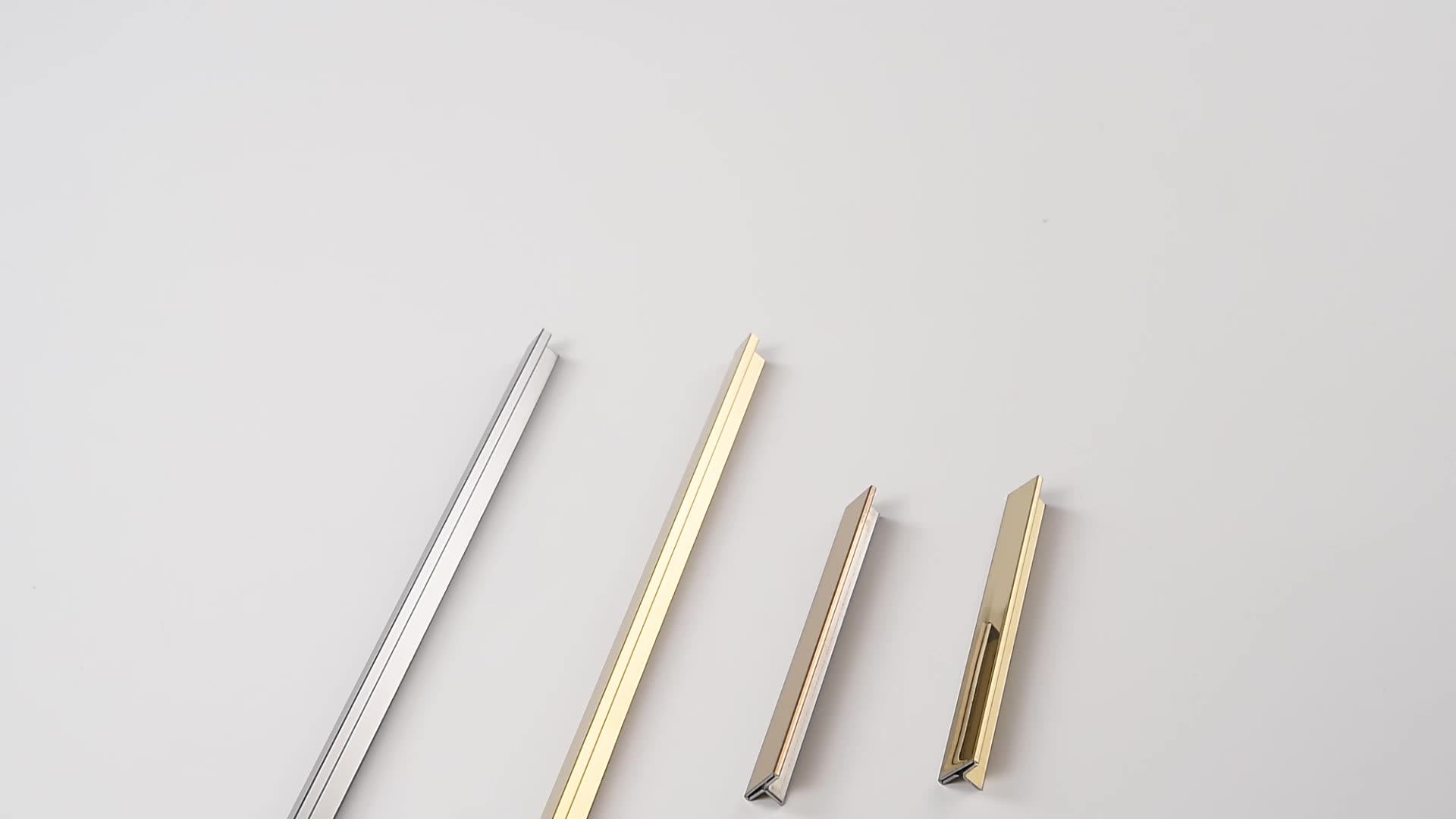 304 Metal Inlay Strips Silver Stainless Steel T Shape 10mm 15mm 20mm