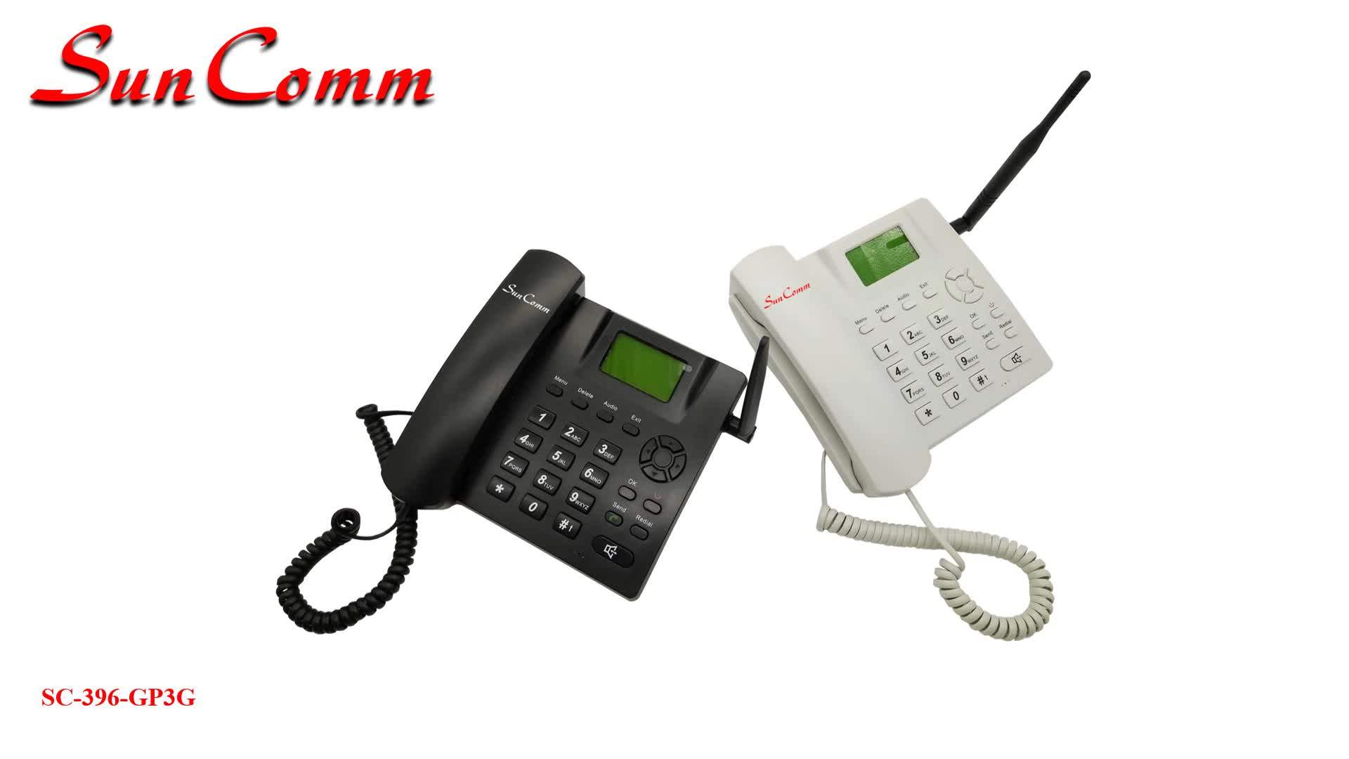 Sc396gp3g 3g Wcdma Phone Fixed Sim Card Telephone Corded Buy Phone