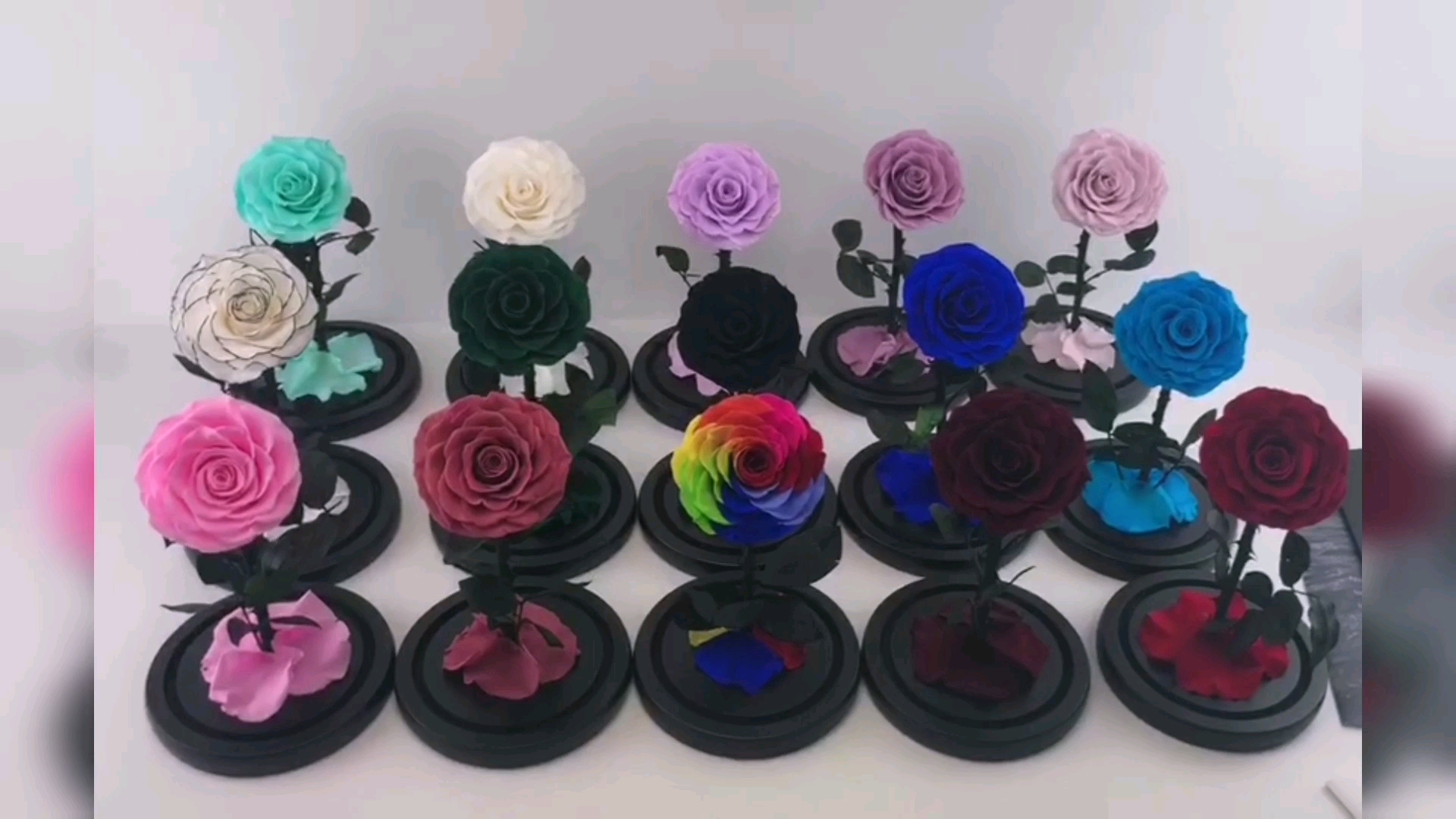 Wholesale Forever Rose Glass Tube Happy Valentine Glass ...