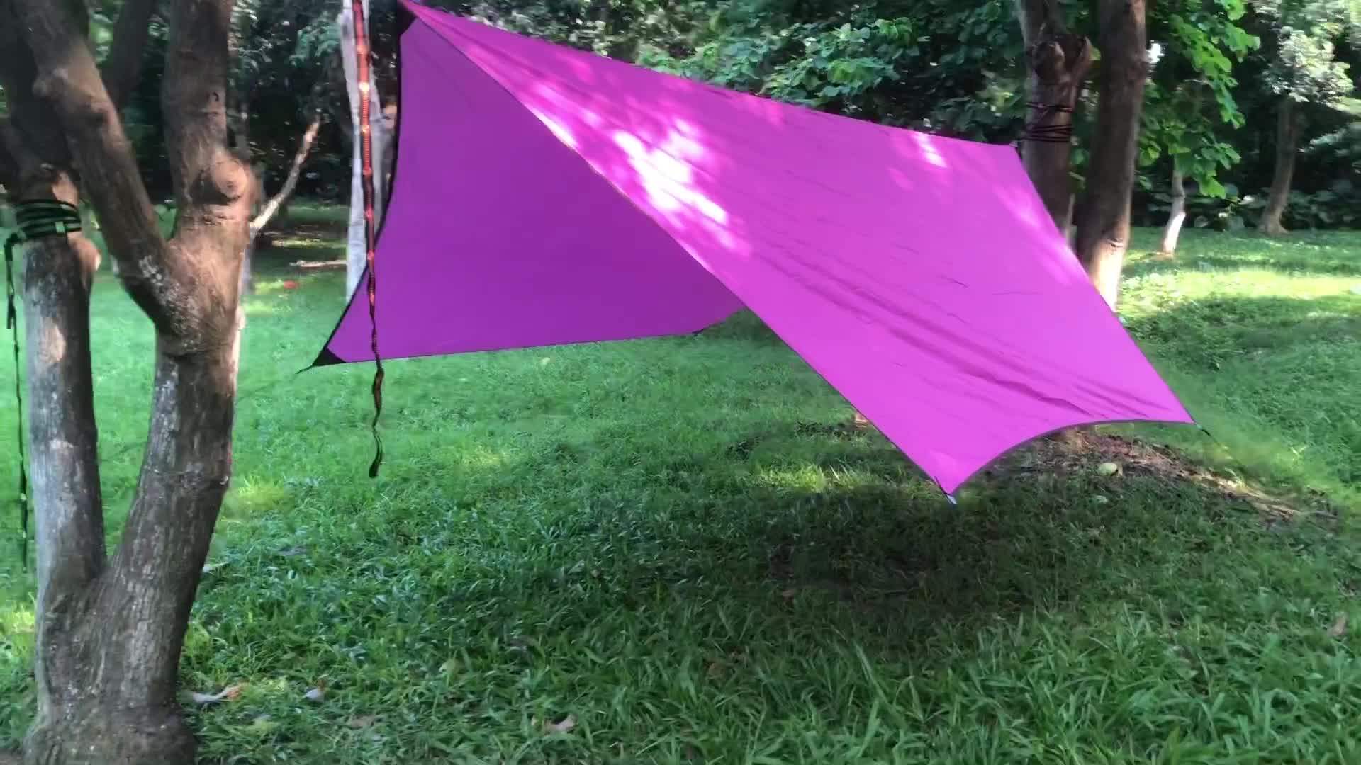 Multifunctional Outdoor Sun Shelter Rain Fly Tarp Ultralight Tarp Tent