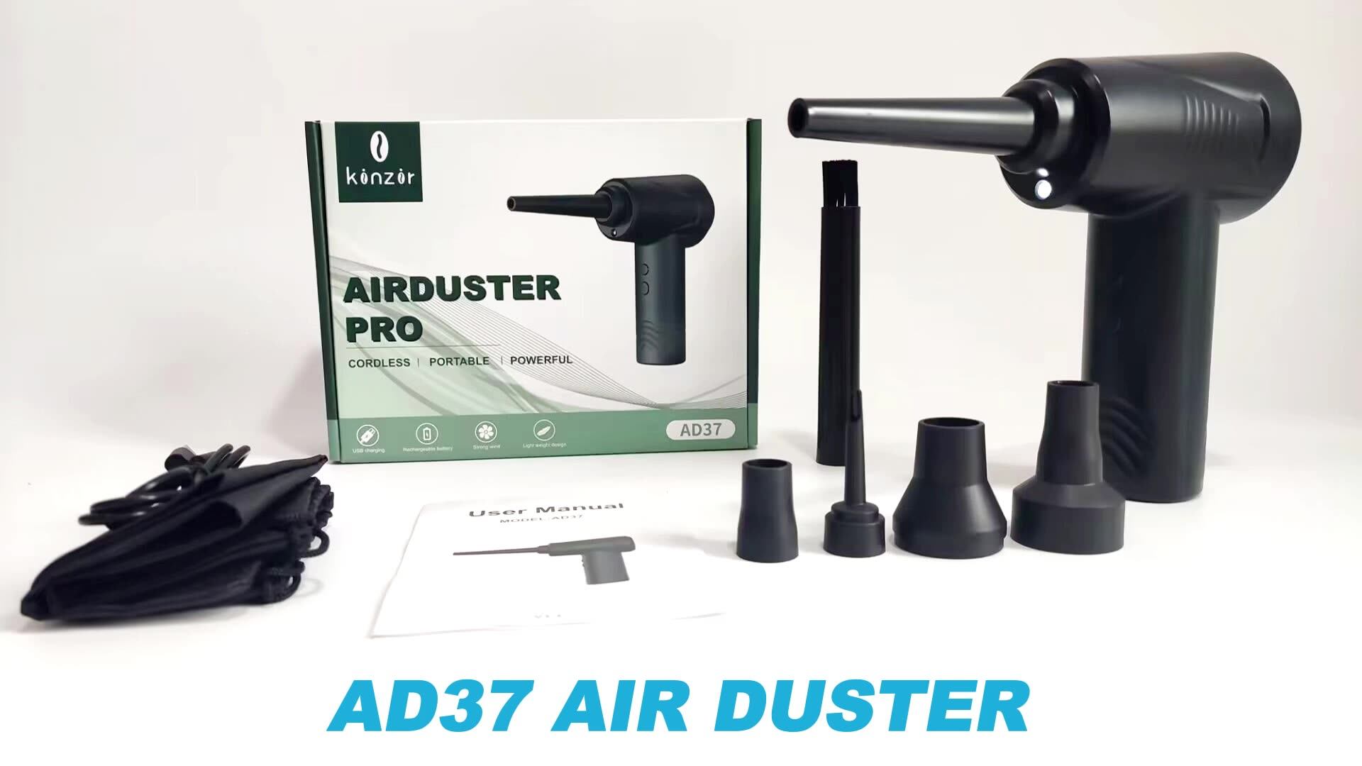 Electric Air Duster 3gears Mini Pc Computer Air Blower Keyboard