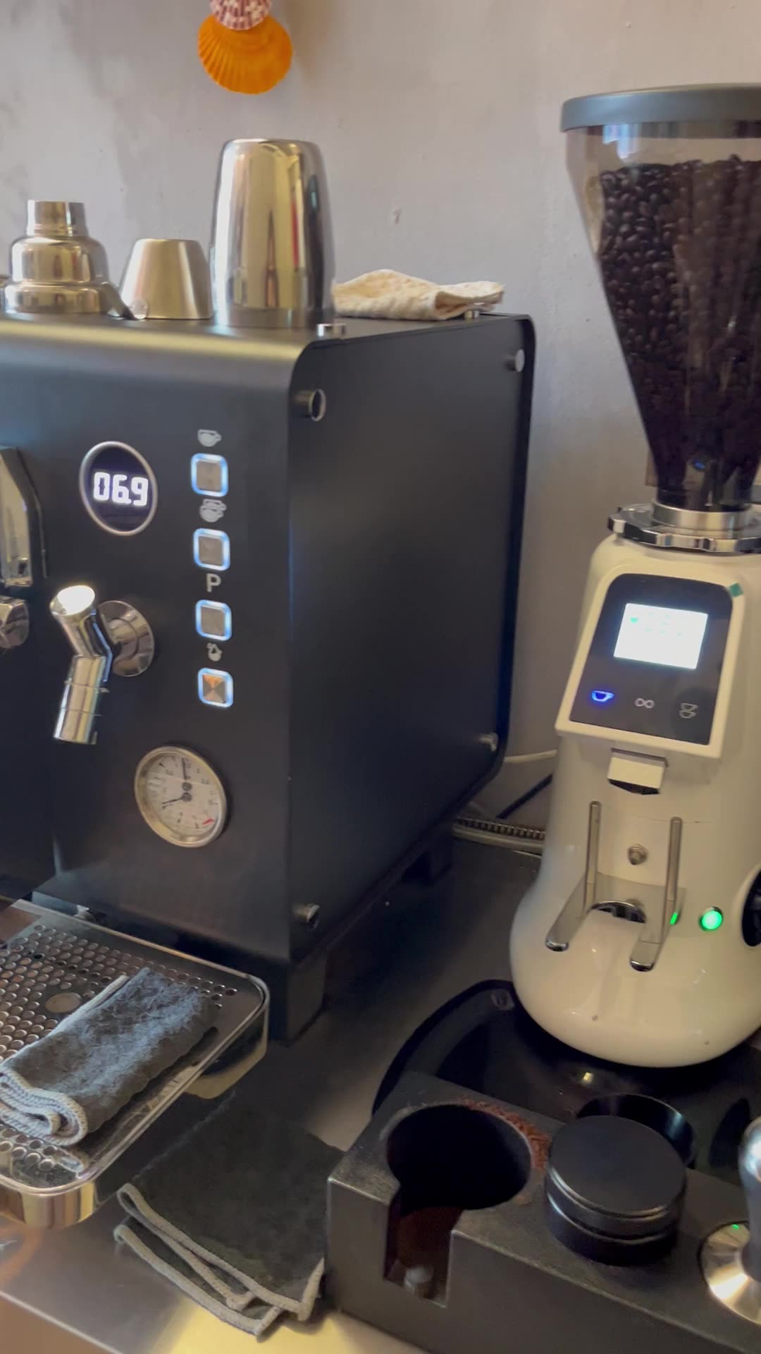 Dazheng Stainless Steel Rotary Pump Italian Commercial Coffee Machine