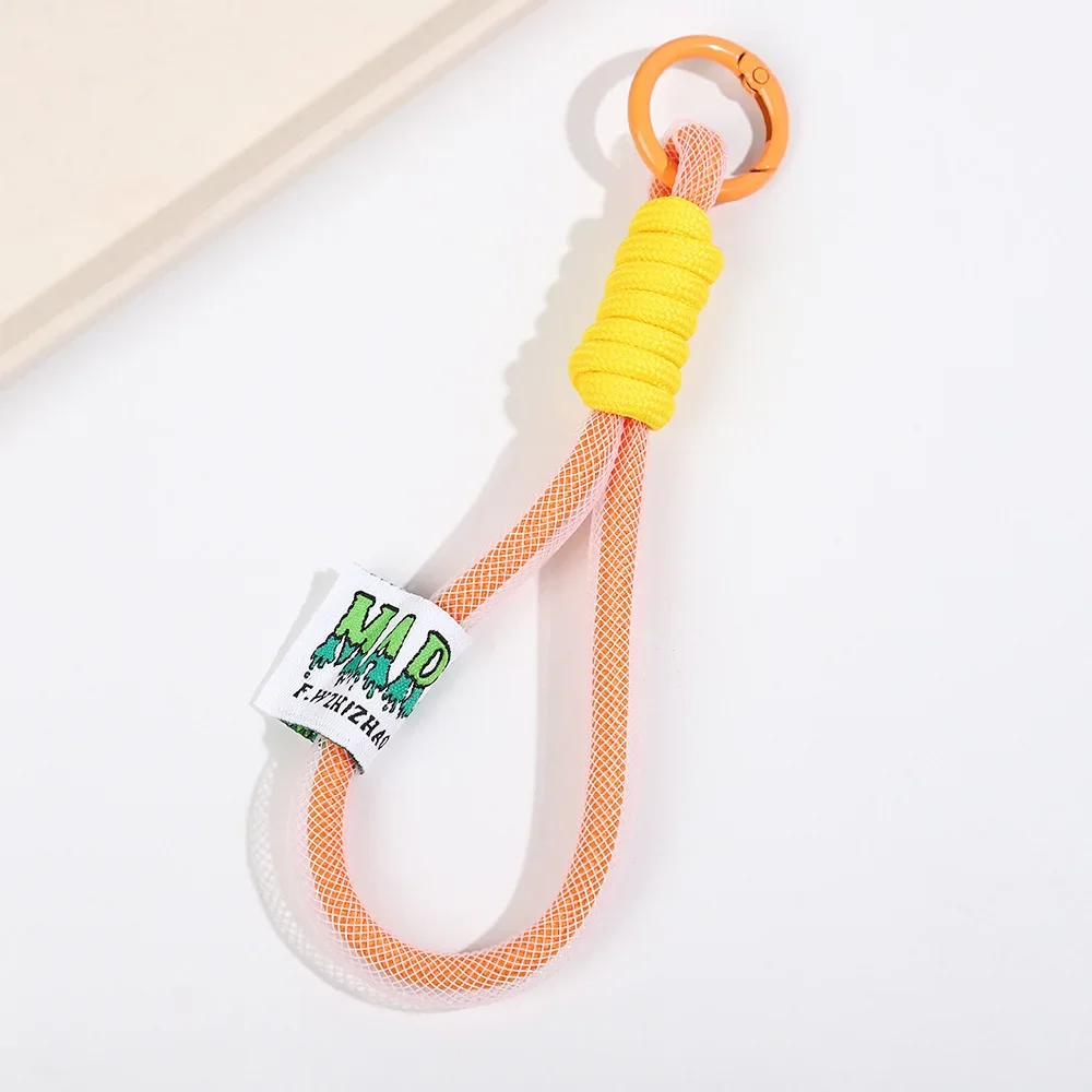 Mobile phone lanyard key chain pendant water cup belt rope men and women students woven wrist rope schoolbag pendant wholesale