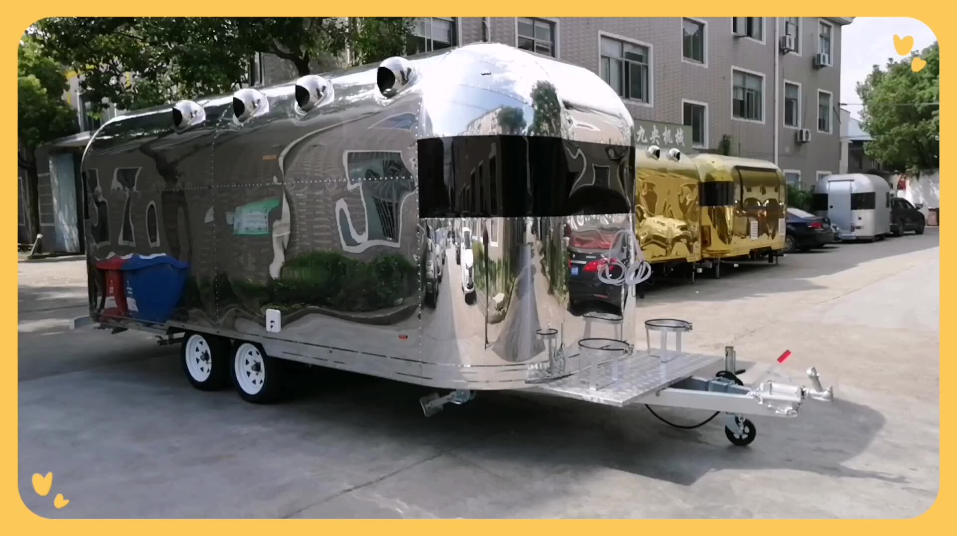 Cast600 Mobile Kitchen Food Truck Food Van Vending Trailer Aluminium