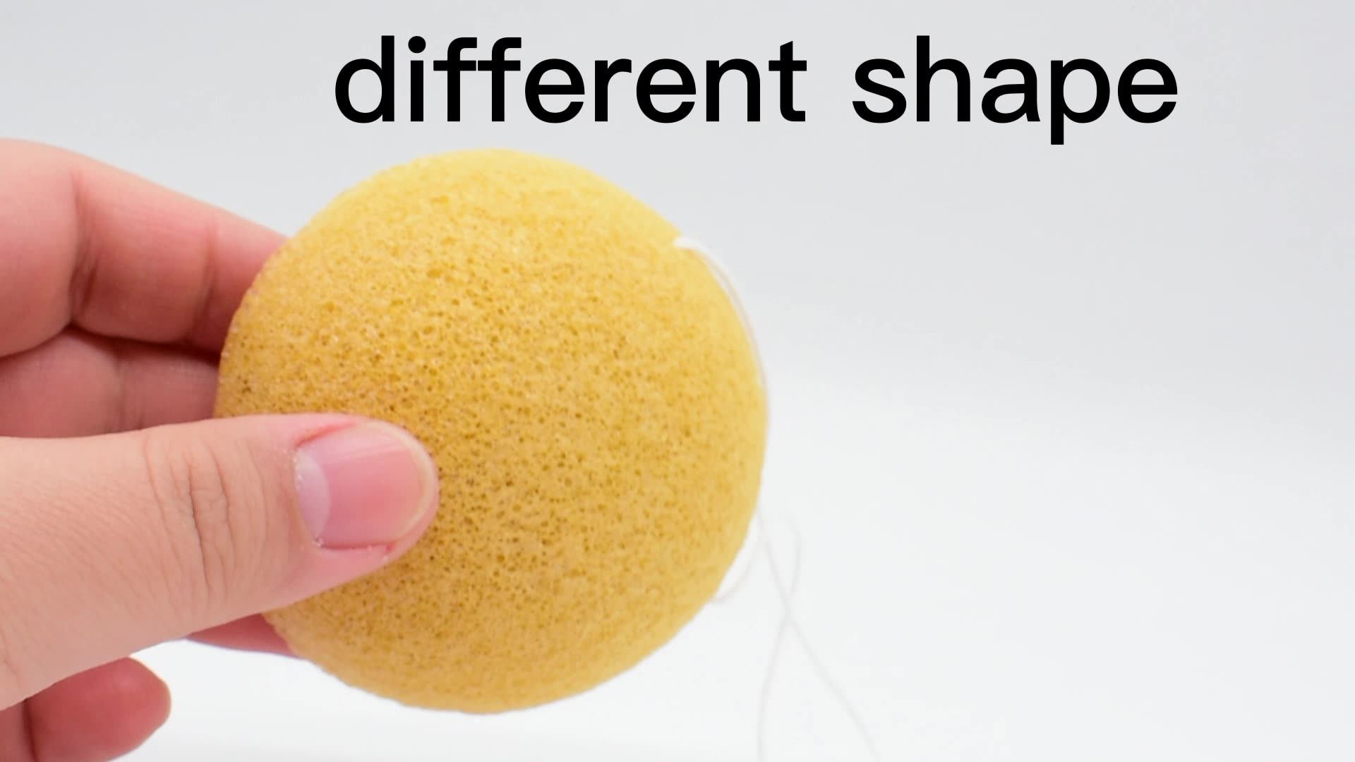 High Quality 100 Natural Washable Konjac Sponge Exfoliating Bath And