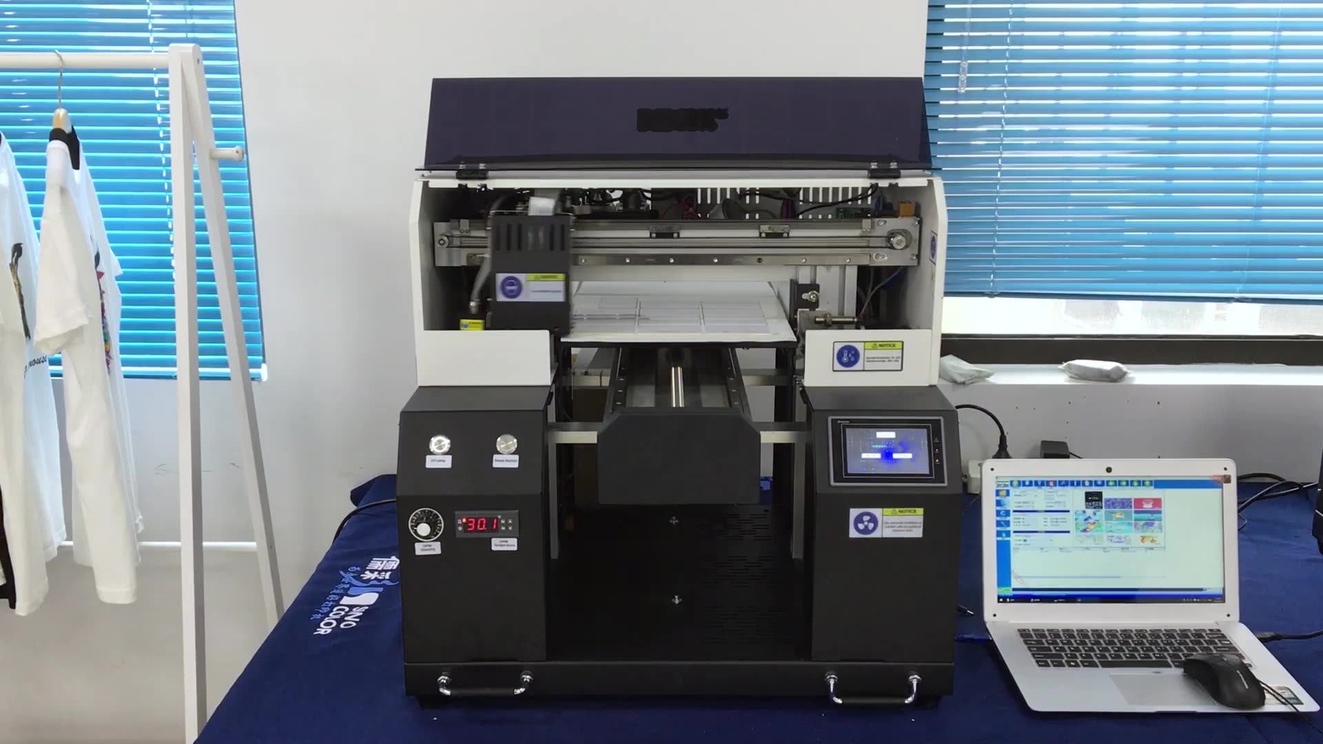 A4 Size Uv Curent Flatbed Printer Metal Aluminium Plate Tin Can Metal