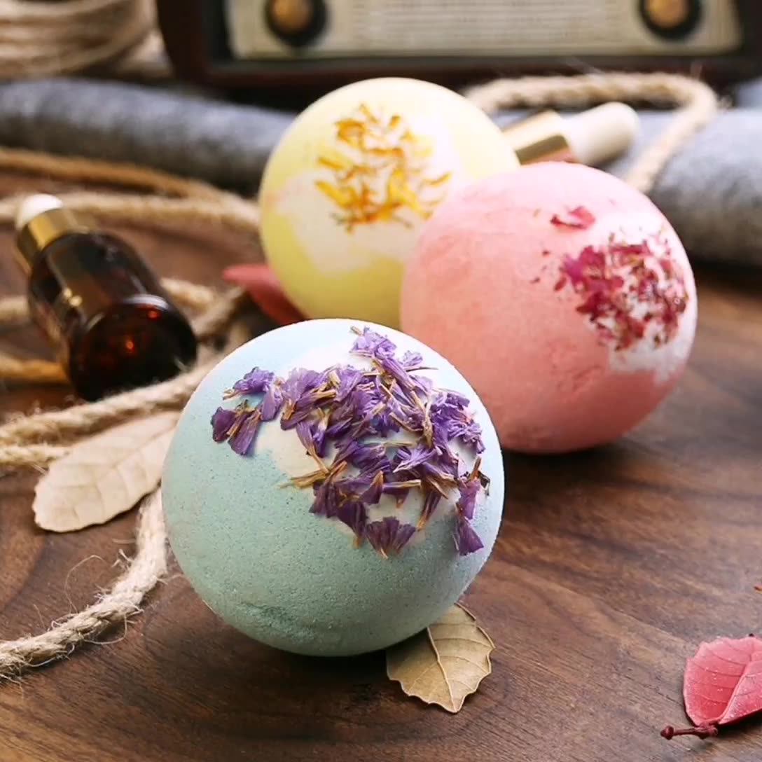 Oem Bath Bombs,With Vegan Natural Essential Oils & Coconut Oil & Shea Butter Bath Bombs For Kids